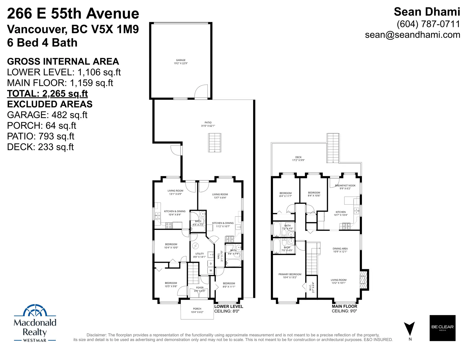 Property at 266 E 55TH AVENUE, Vancouver, BC