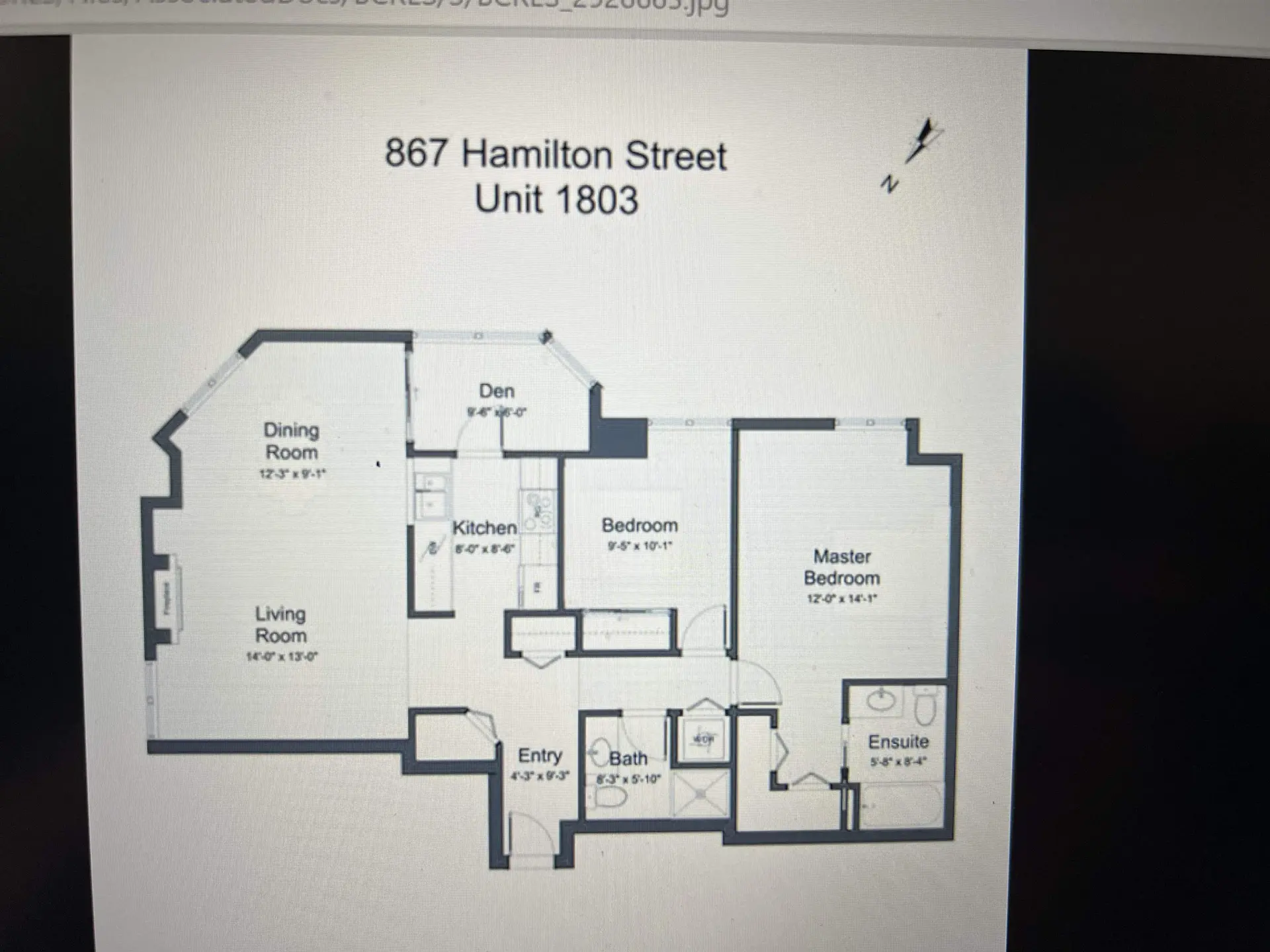 Property at #1803 867 HAMILTON STREET, Vancouver, BC