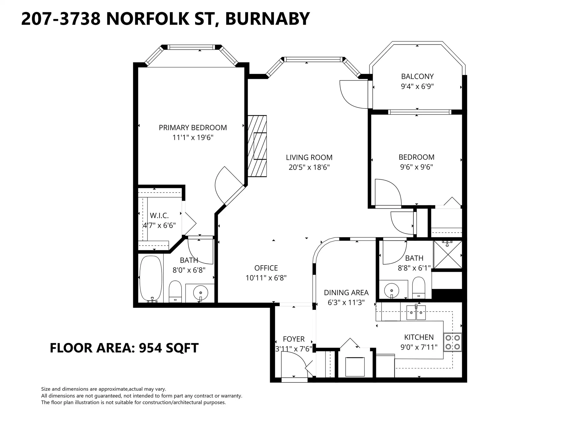 Property at #207 3738 NORFOLK STREET, Burnaby, BC