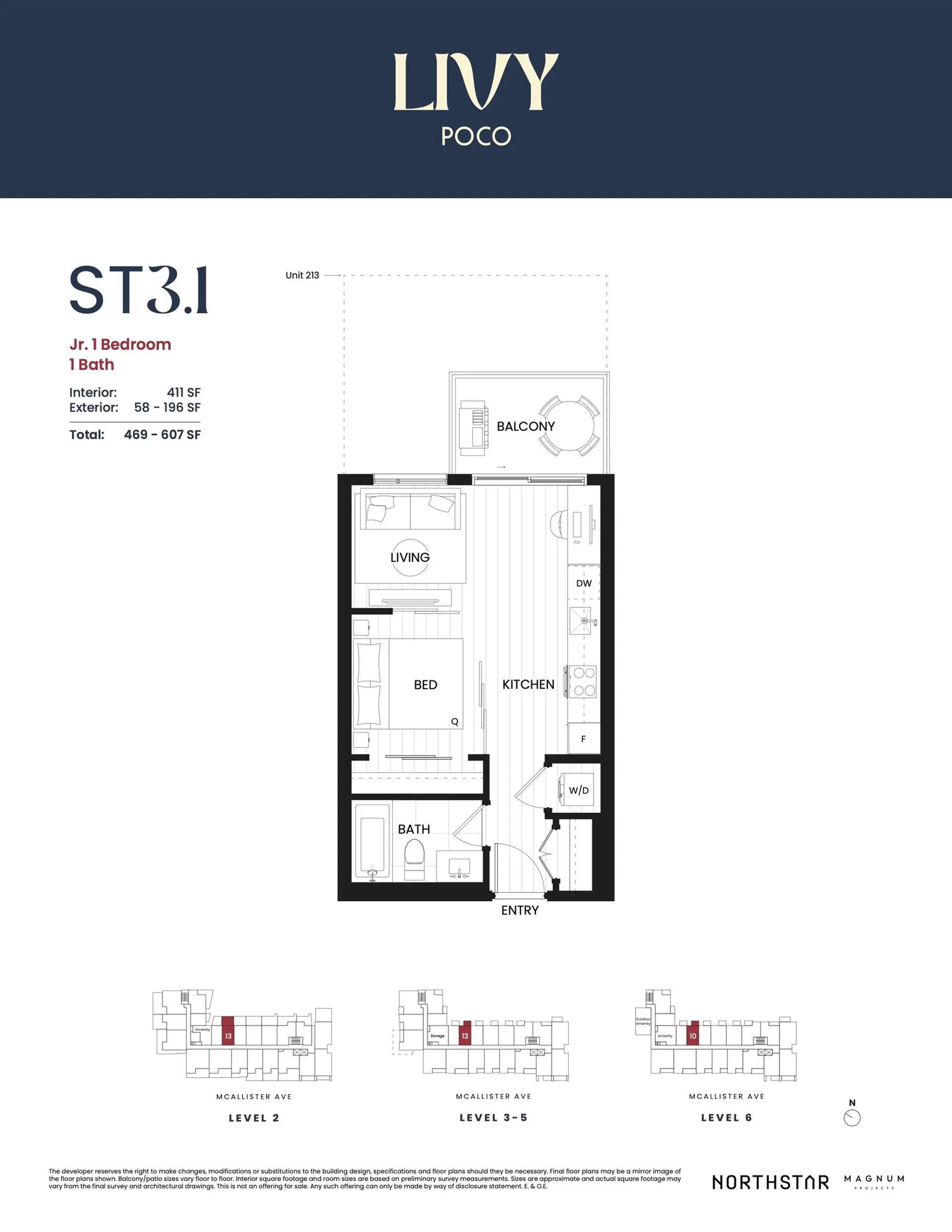 Property at #513 2245 MCALLISTER AVENUE, Port Coquitlam, BC