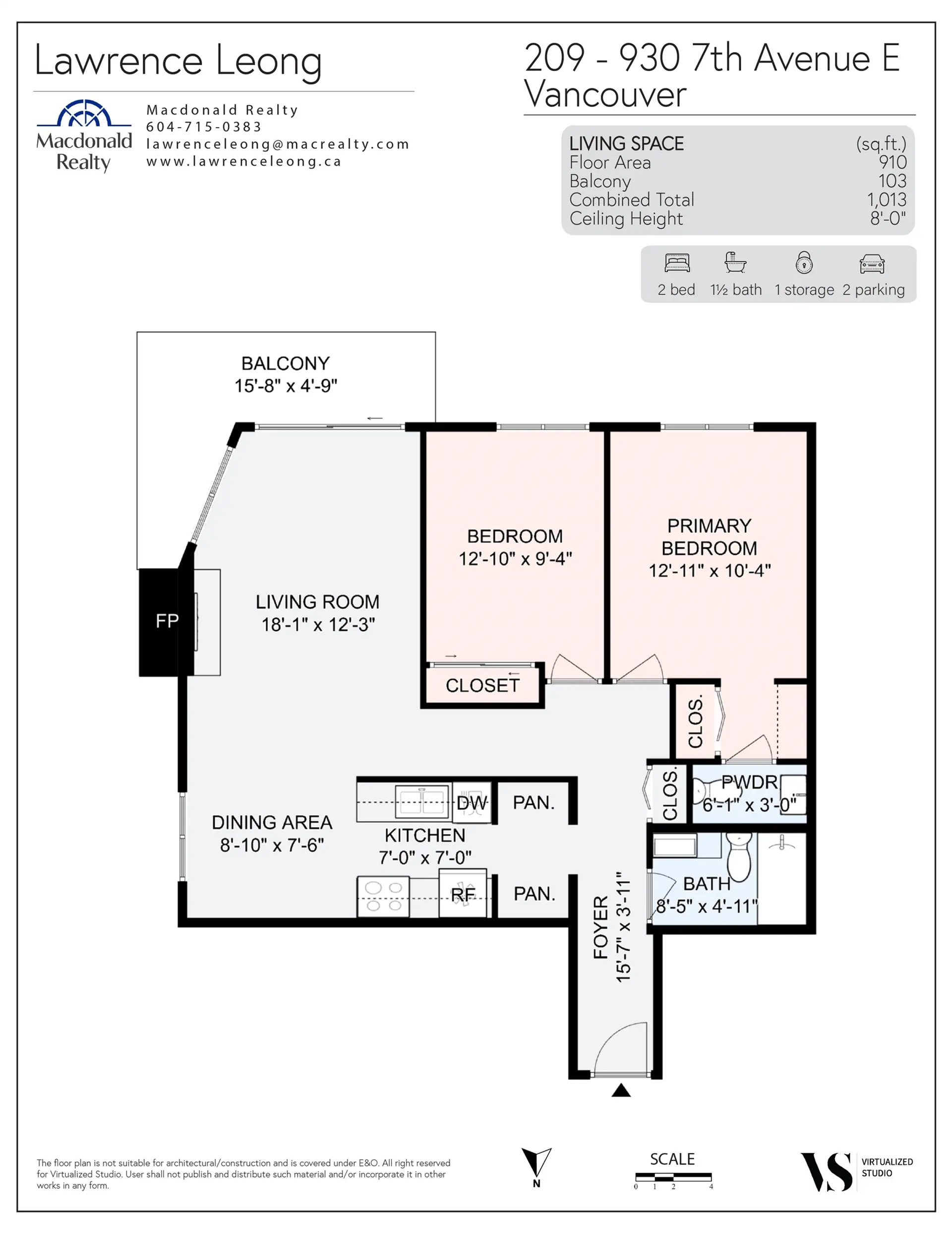 Property at #209 930 E 7TH AVENUE, Vancouver, BC