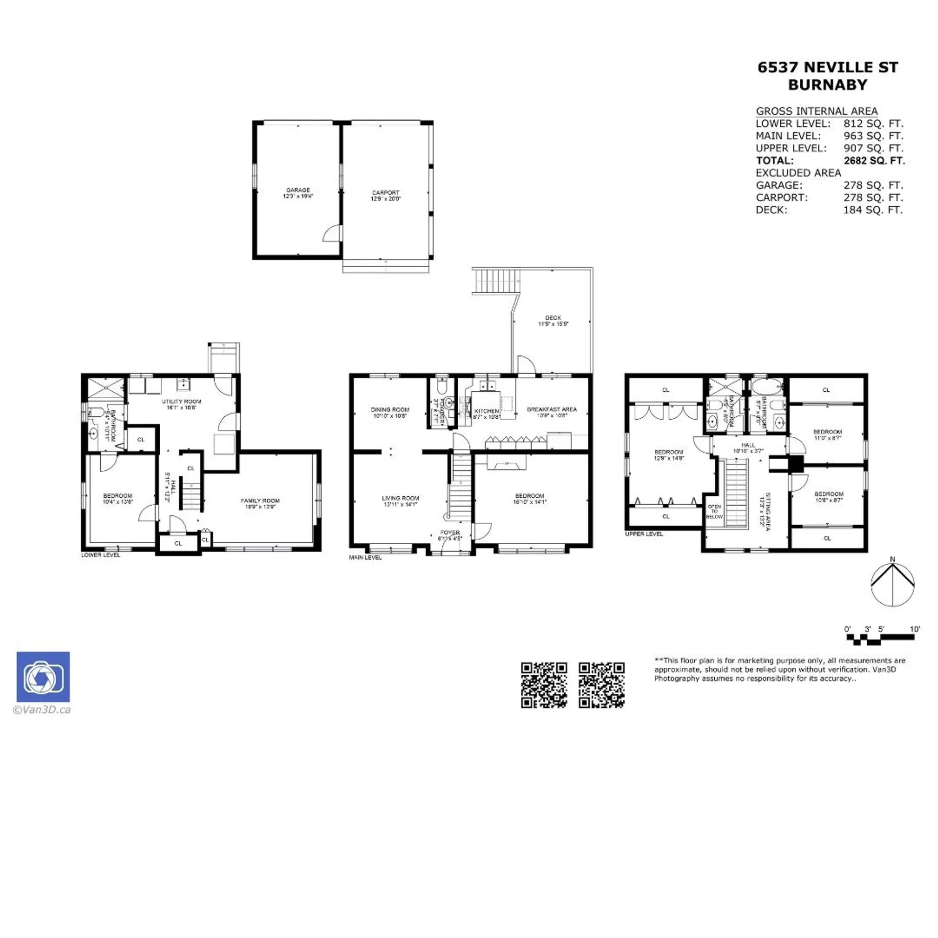 Property at 6537 NEVILLE STREET, Burnaby, BC