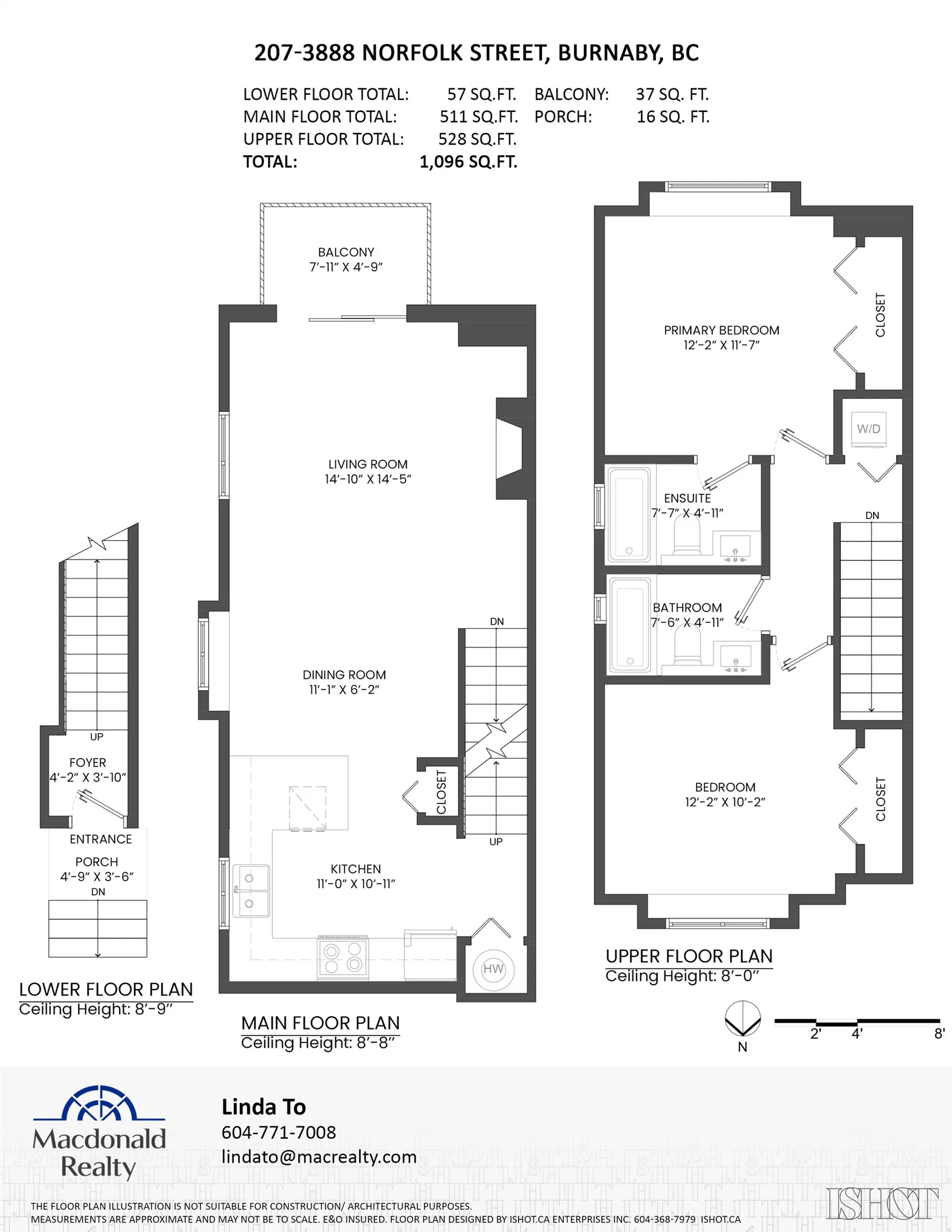 Property at #207 3888 NORFOLK STREET, Burnaby, BC