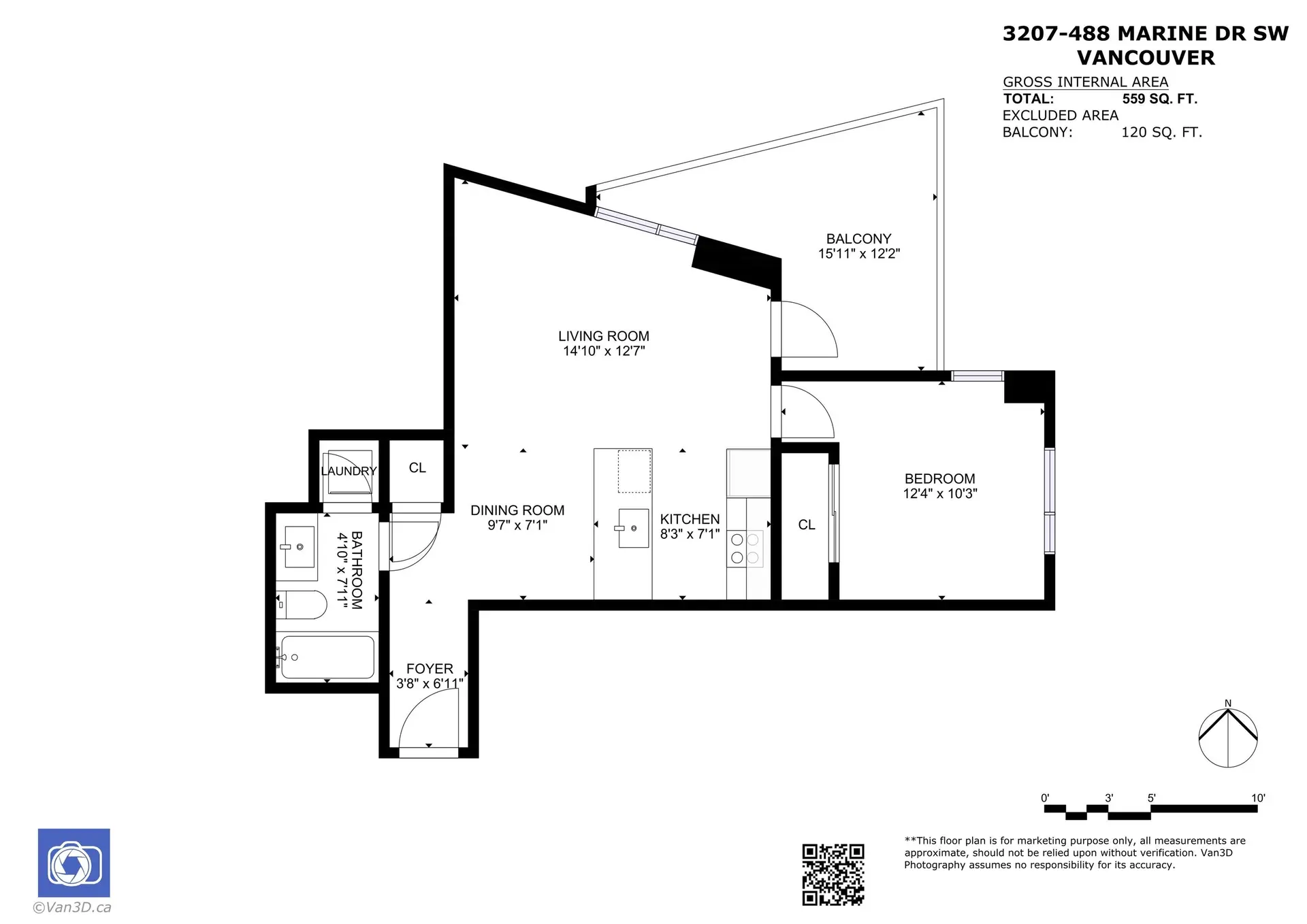 Property at #3207 488 SW MARINE DRIVE, Vancouver, BC