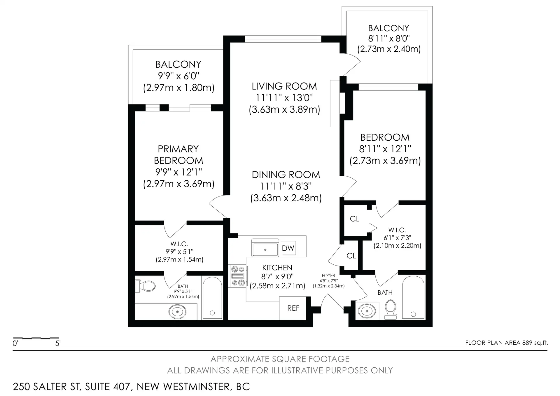 Property at #407 250 SALTER STREET, New Westminster, BC
