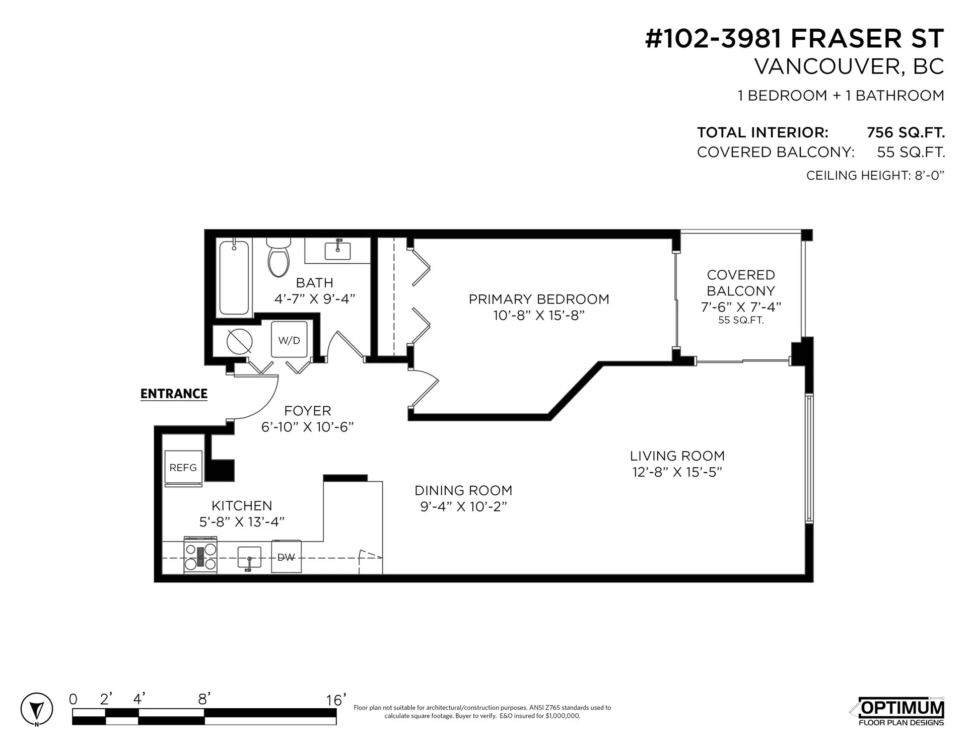 Property at #102 3981 FRASER STREET, Vancouver, BC