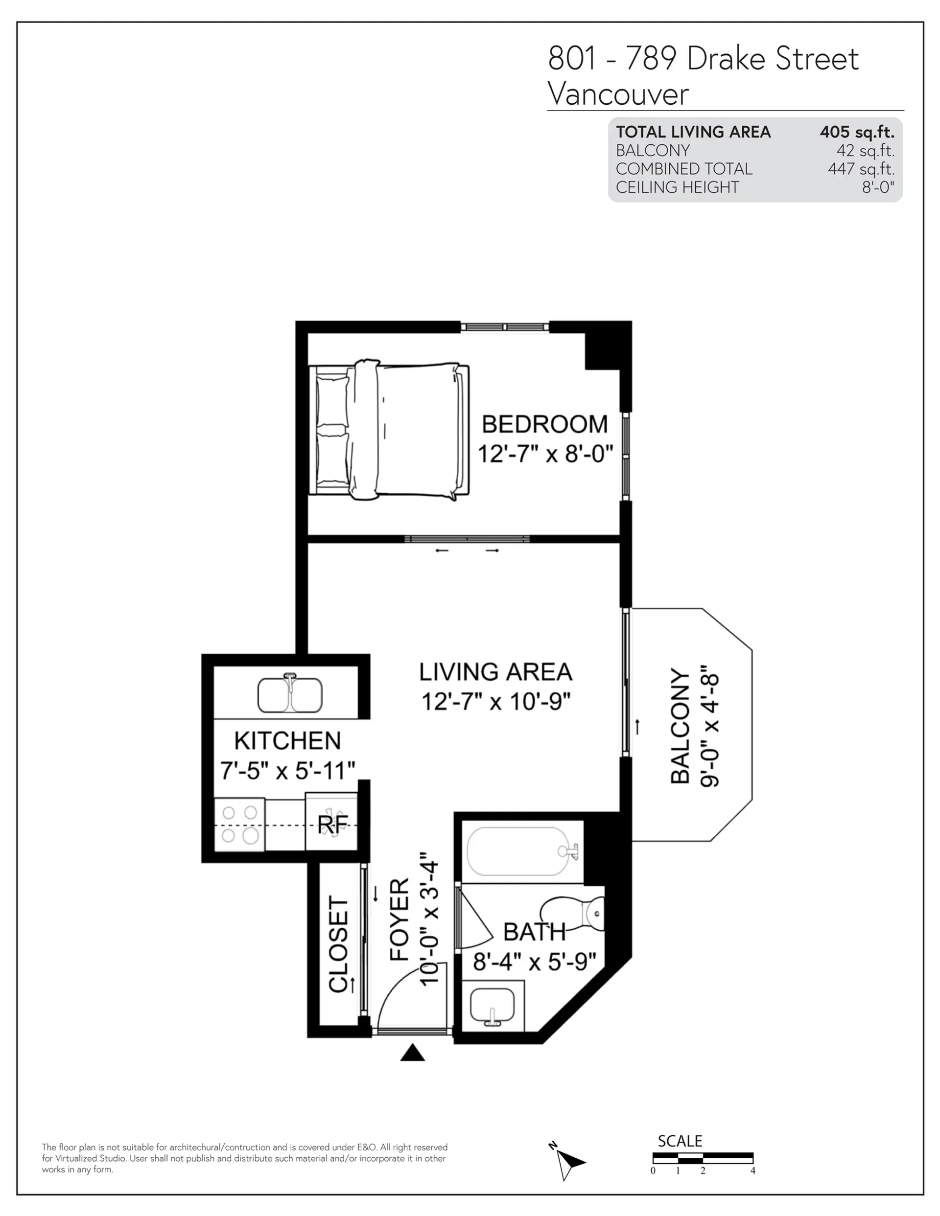 Property at #801 789 DRAKE STREET, Vancouver, BC