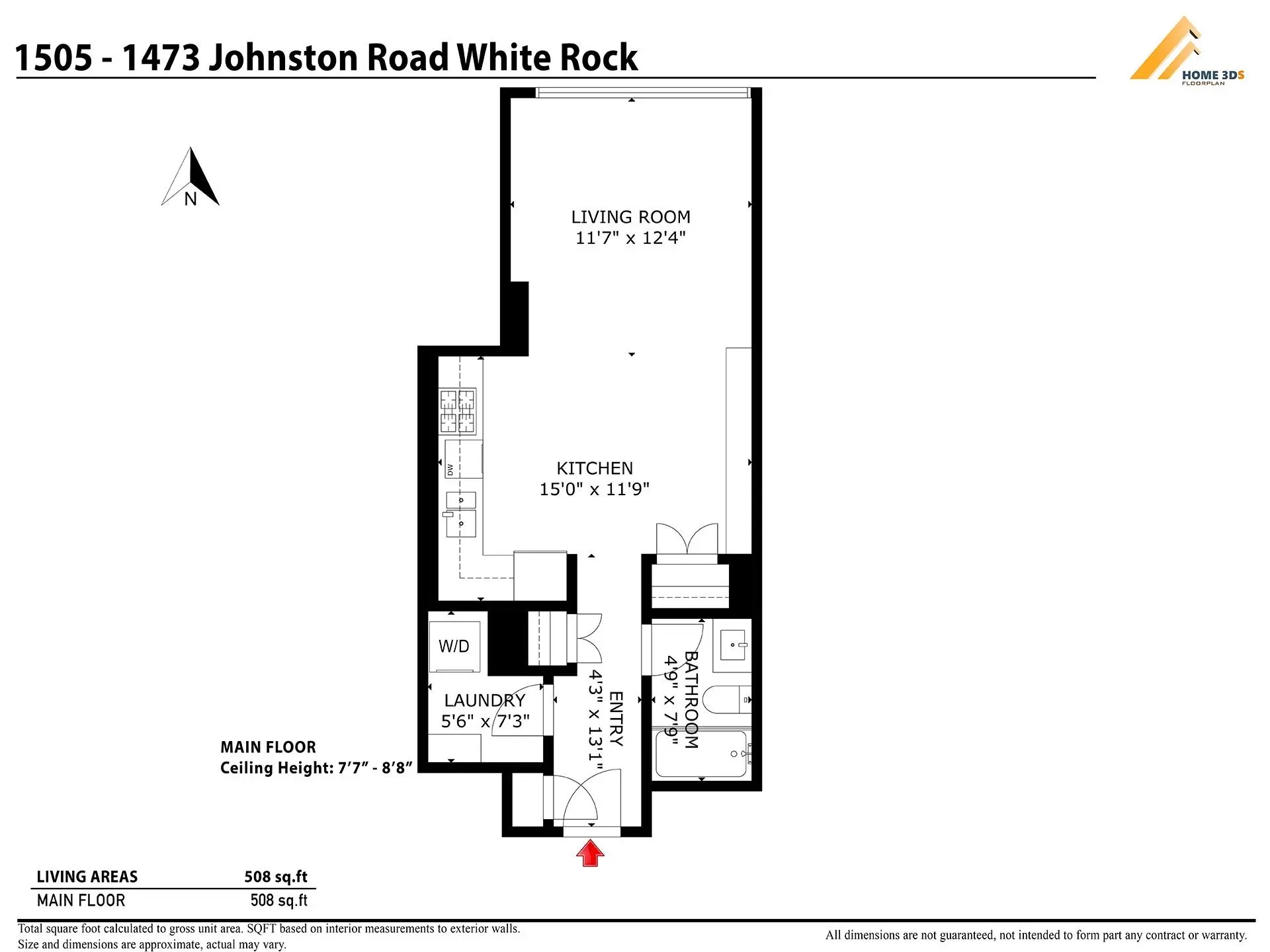 Property at #1505 1473 JOHNSTON ROAD, White Rock, BC