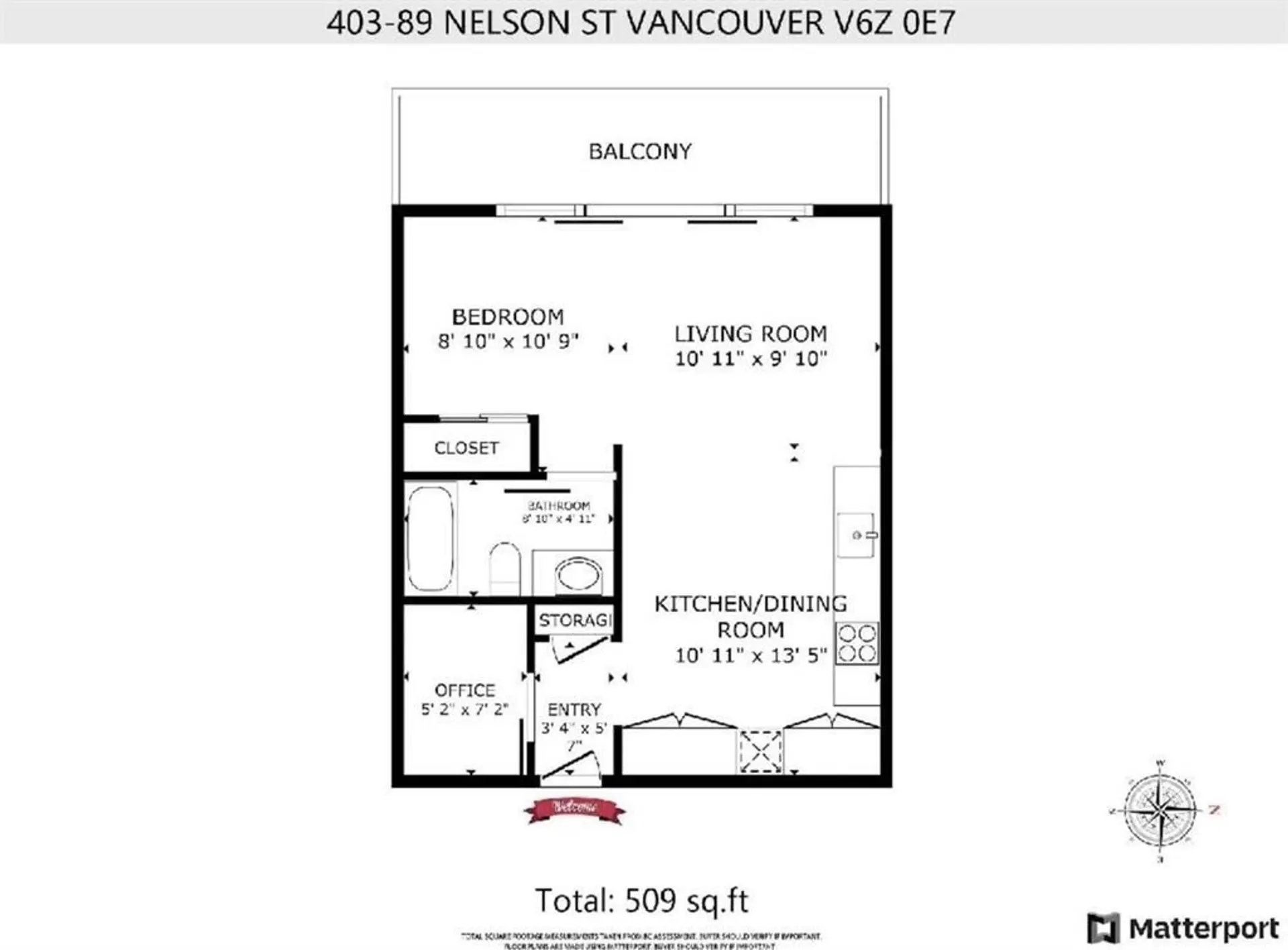 Property at #403 89 NELSON AVENUE, Vancouver, BC