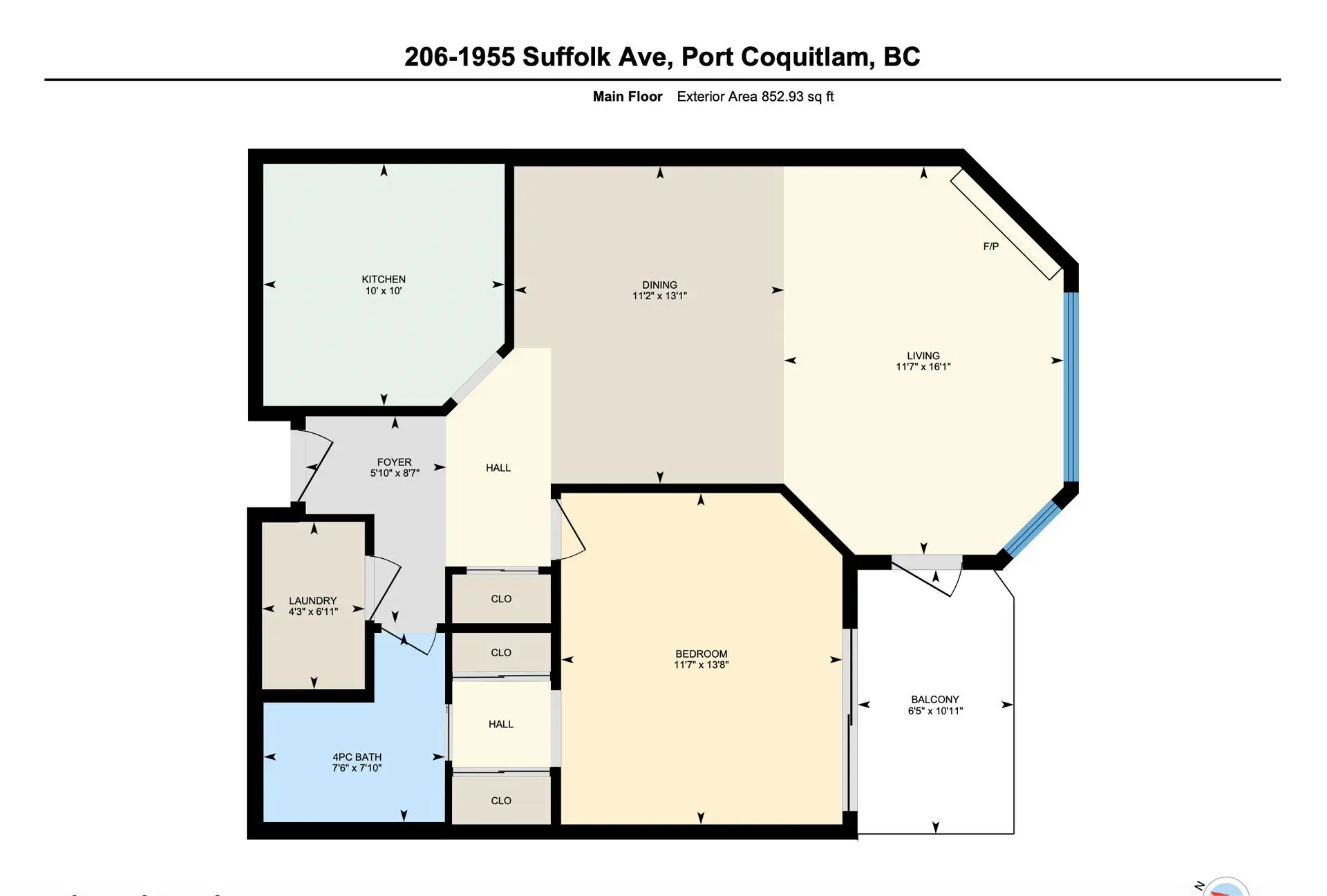 Property at #206 1955 SUFFOLK AVENUE, Port Coquitlam, BC
