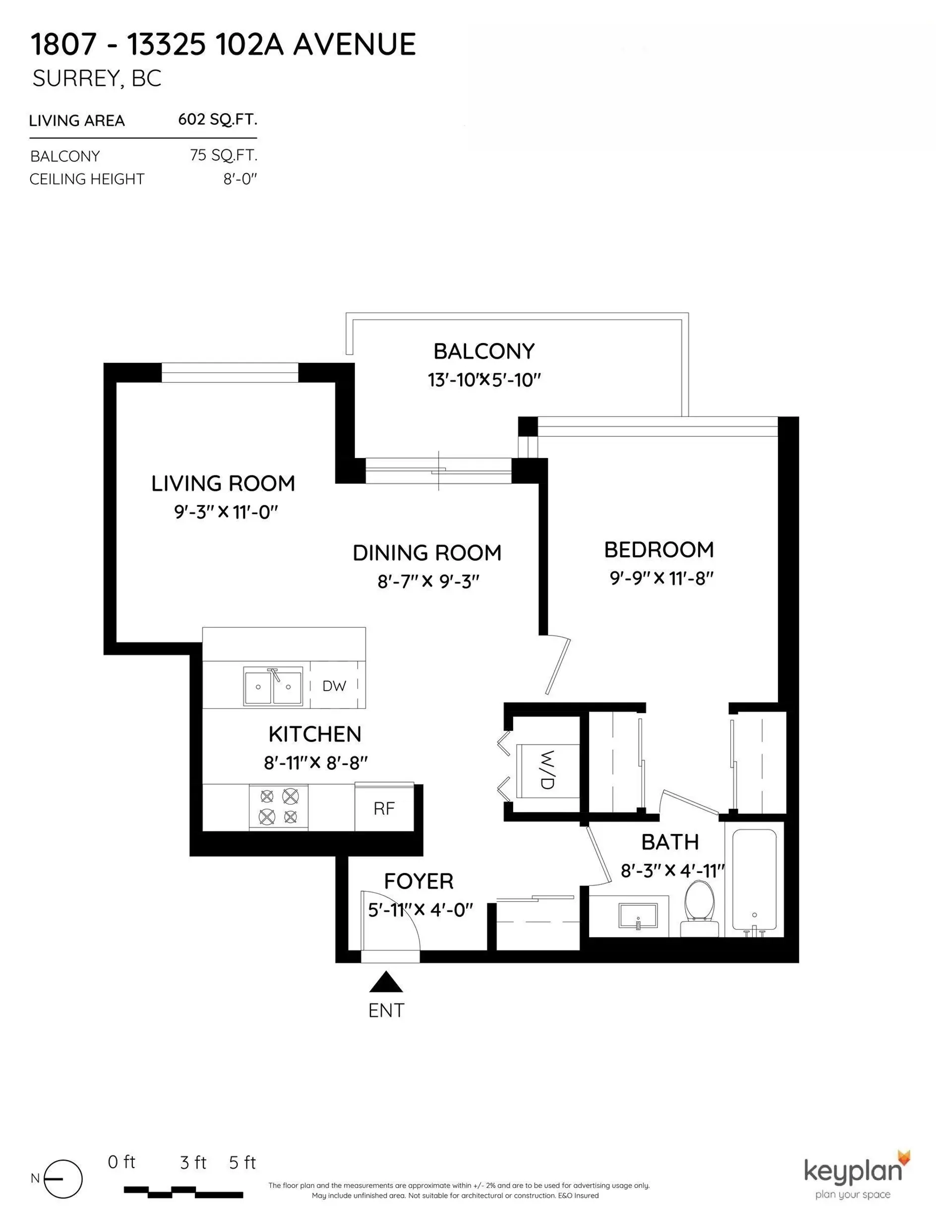 Property at #1807 13325 102A AVENUE, Surrey, BC