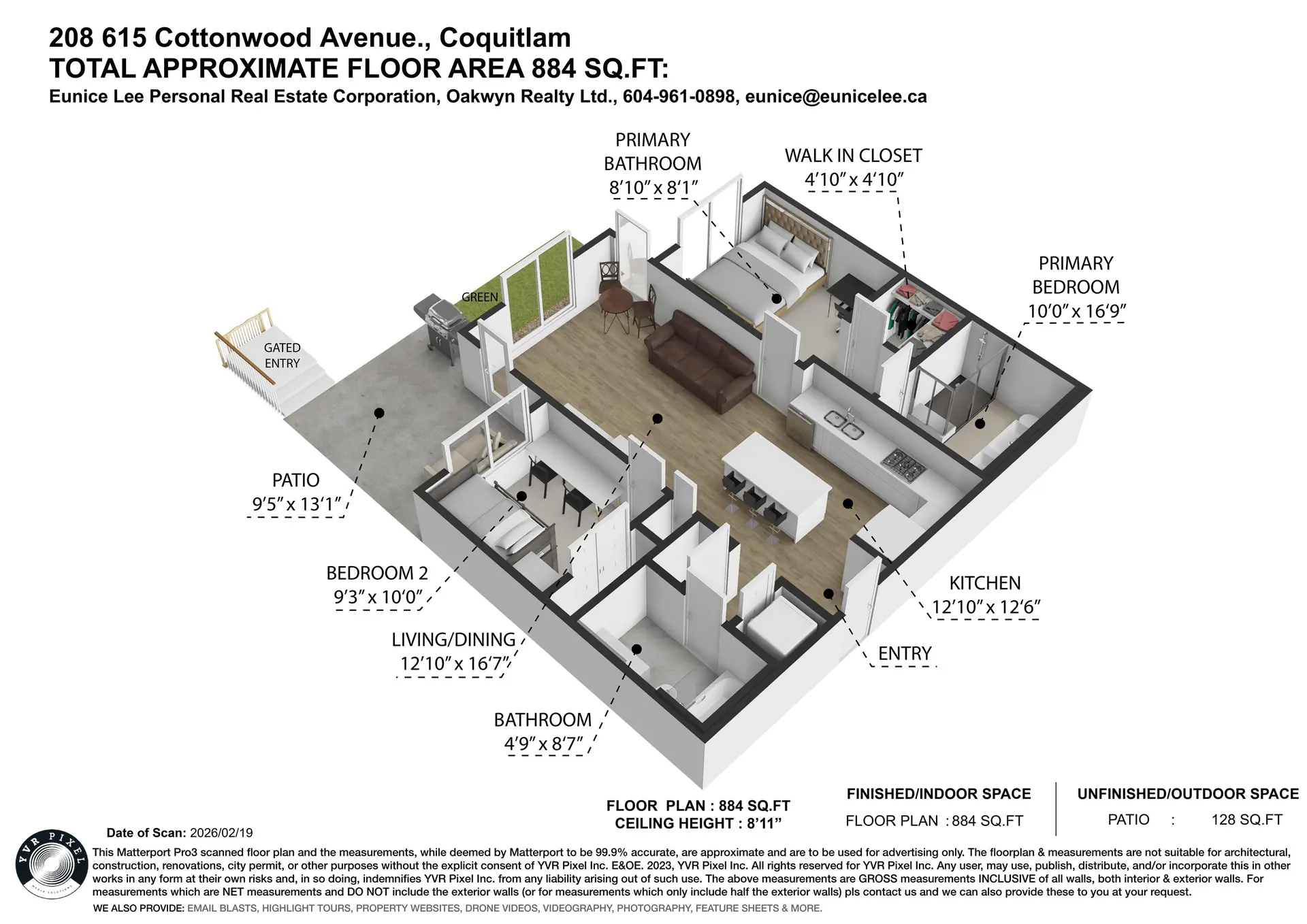 Property at #208 615 COTTONWOOD AVENUE, Coquitlam, BC