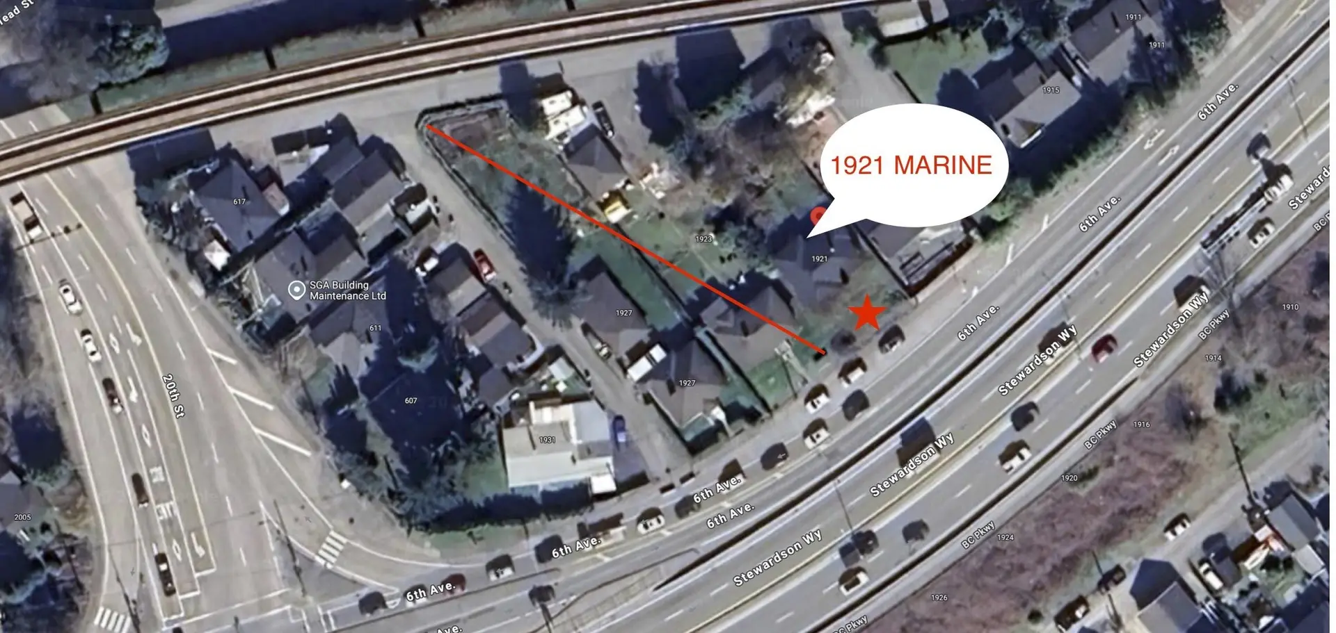 Property at 1921 MARINE WAY, New Westminster, BC