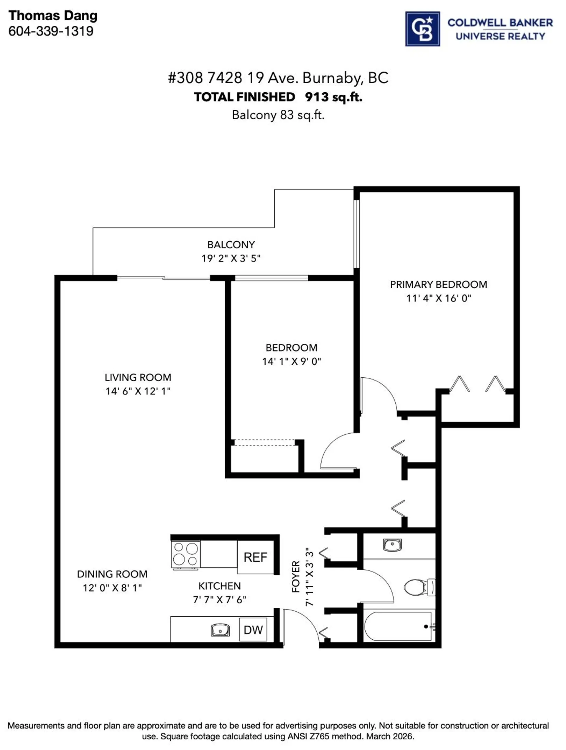 Property at #308 7428 19TH AVENUE, Burnaby, BC
