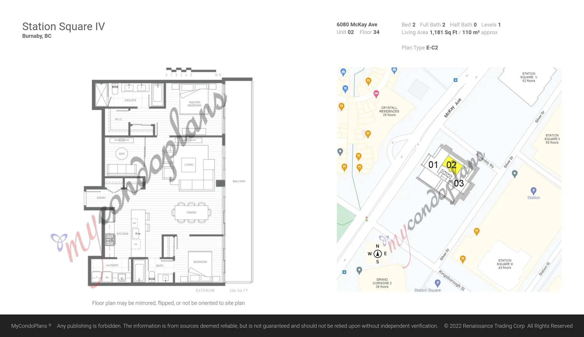 Property at #3402 6080 MCKAY AVENUE, Burnaby, BC