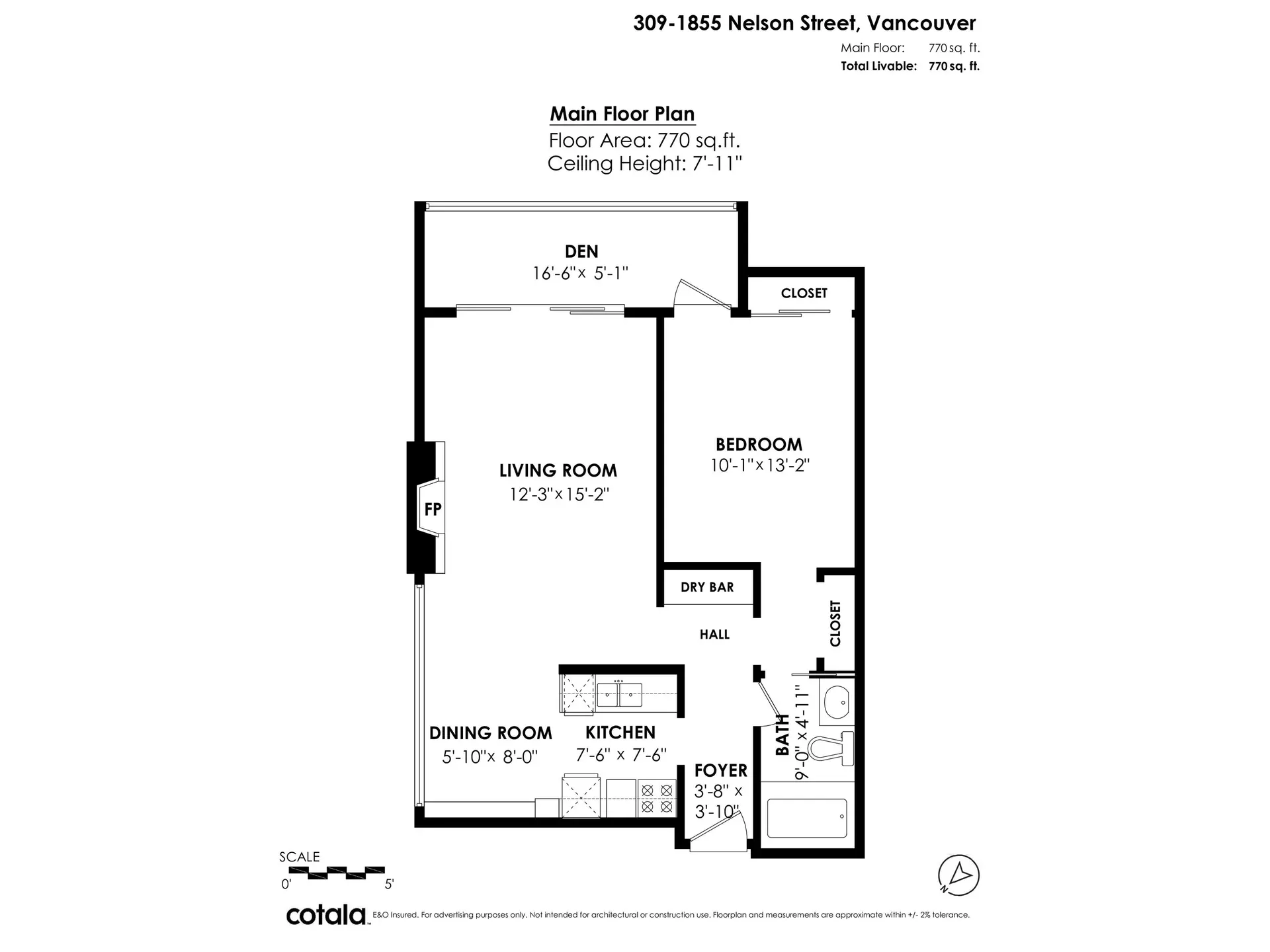 Property at #309 1855 NELSON STREET, Vancouver, BC