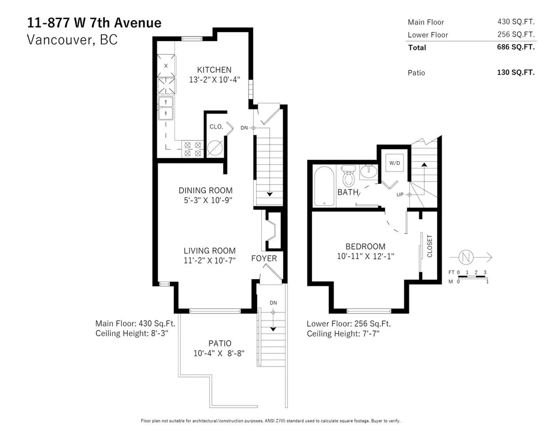 Property at #11 877 W 7TH AVENUE, Vancouver, BC