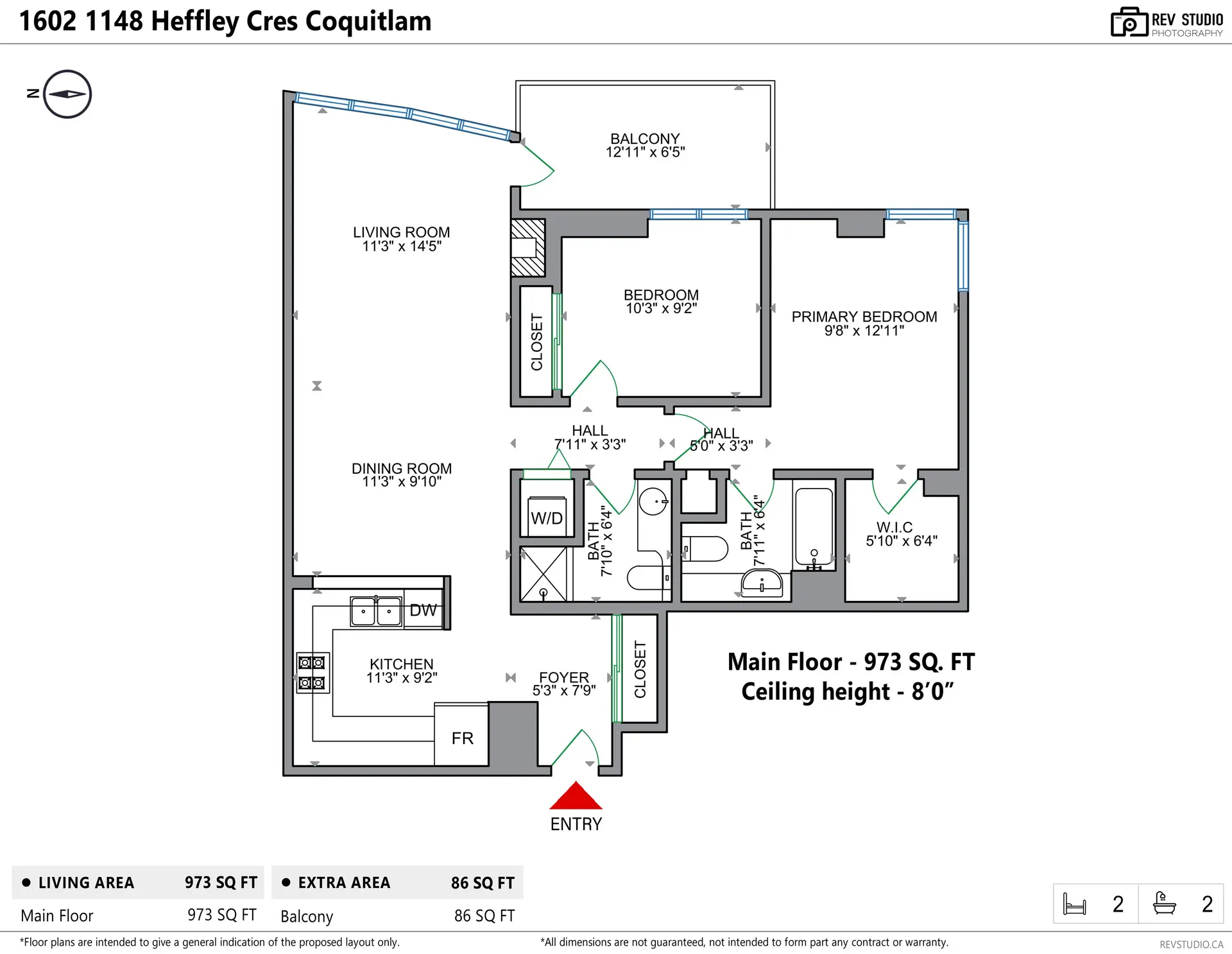 Property at #1602 1148 HEFFLEY CRESCENT, Coquitlam, BC