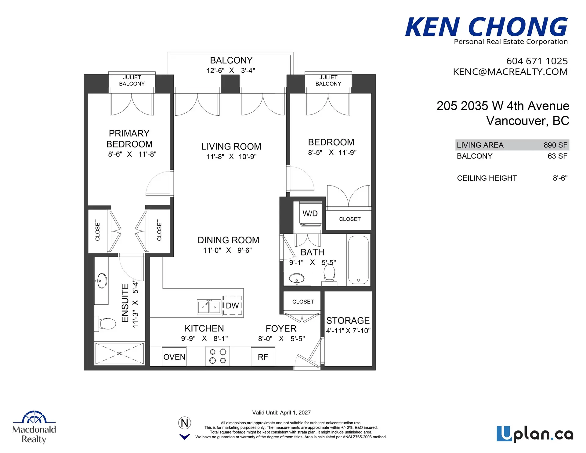 Property at #205 2035 W 4TH AVENUE, Vancouver, BC