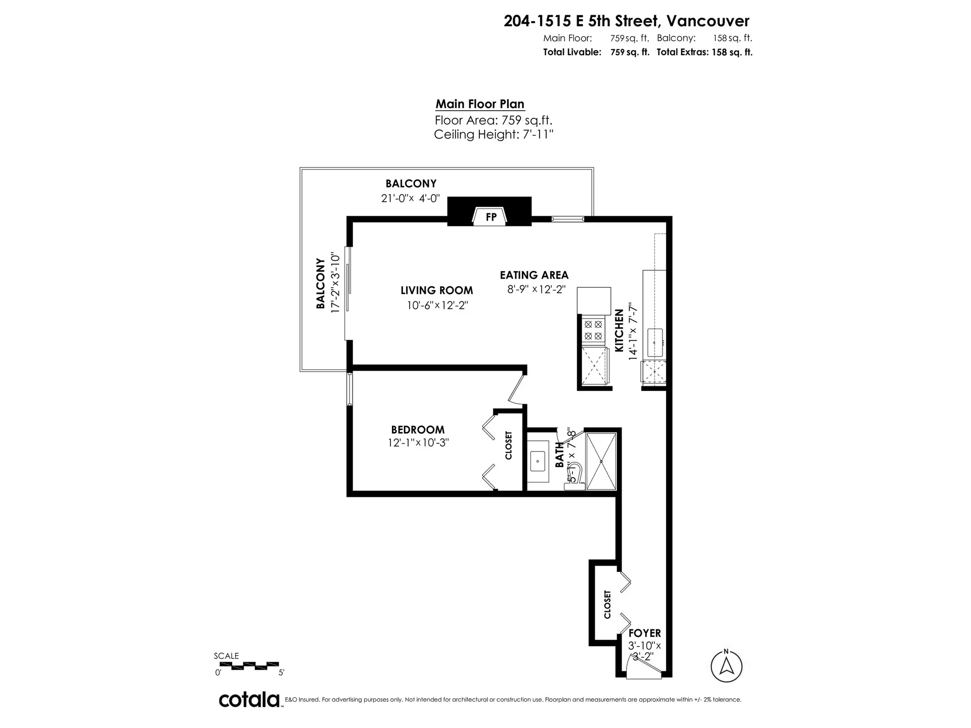 Property at #204 1515 E 5TH AVENUE, Vancouver, BC