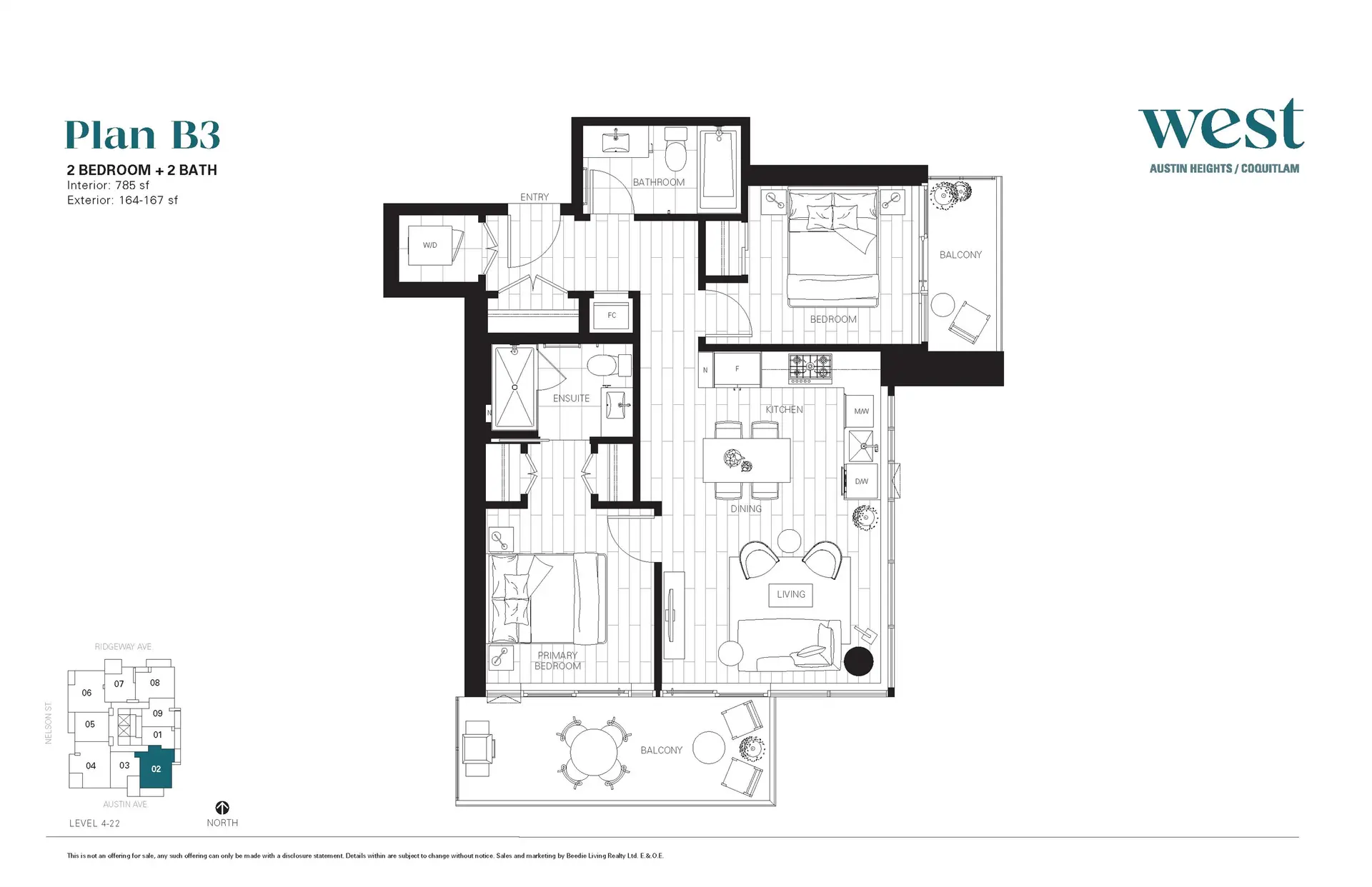 Property at #802 505 NELSON STREET, Coquitlam, BC