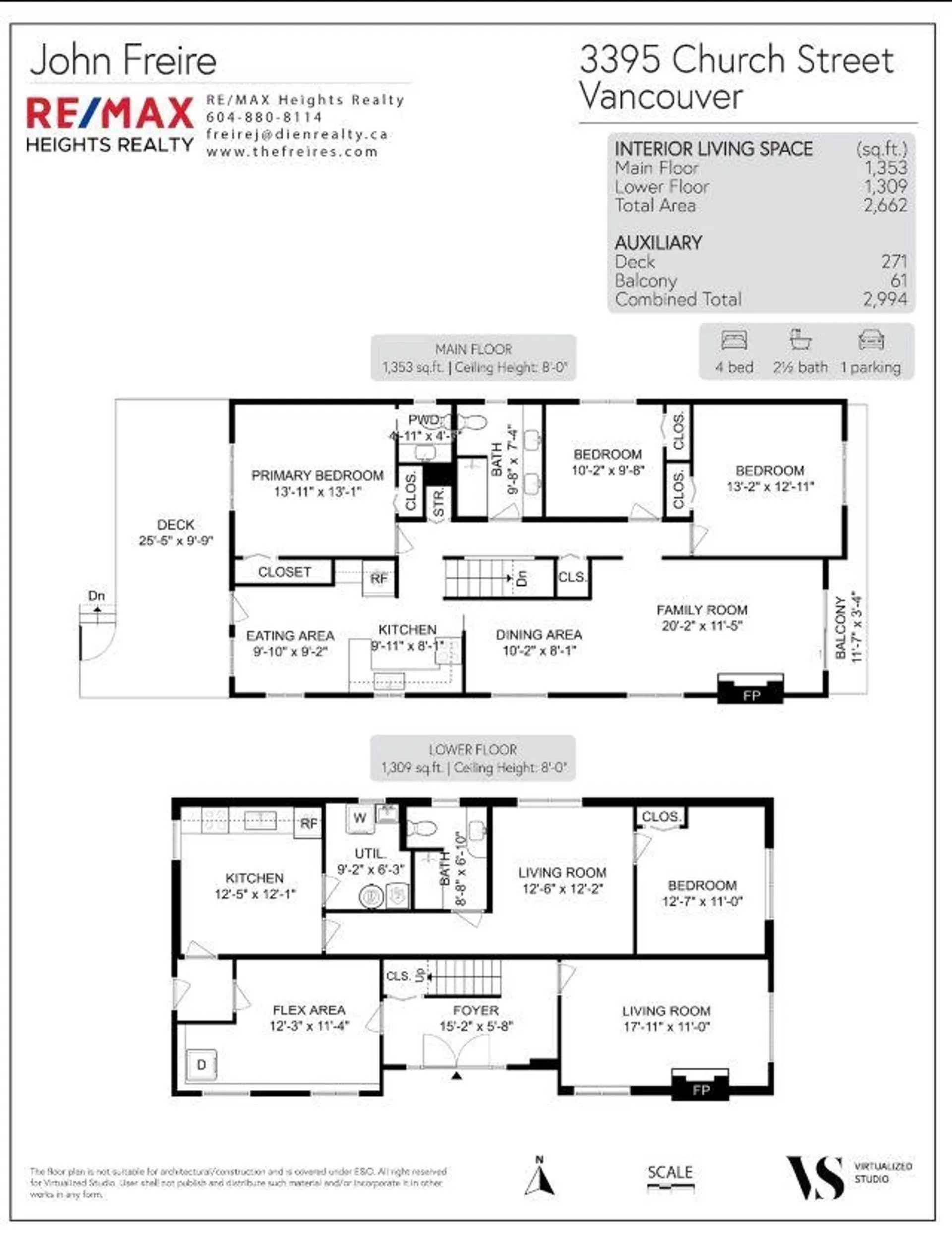 Property at 3395 Church Street, Vancouver, BC