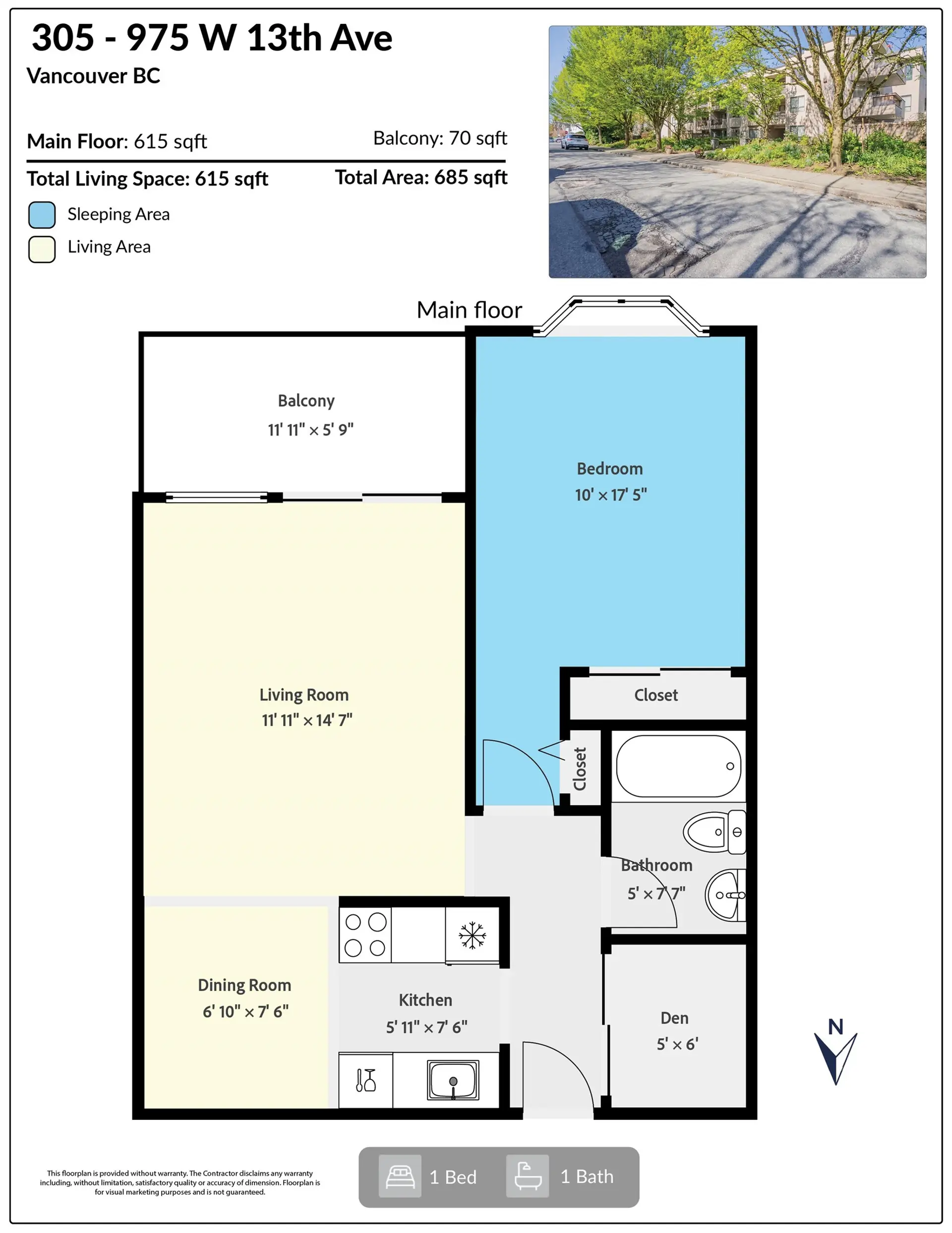 Property at #305 975 W 13TH AVENUE, Vancouver, BC