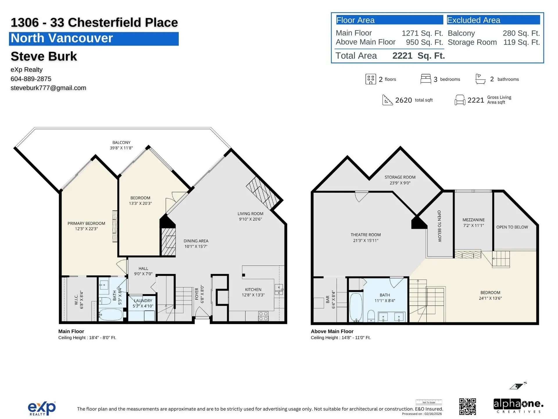Property at #1306 33 CHESTERFIELD PLACE, North Vancouver, BC