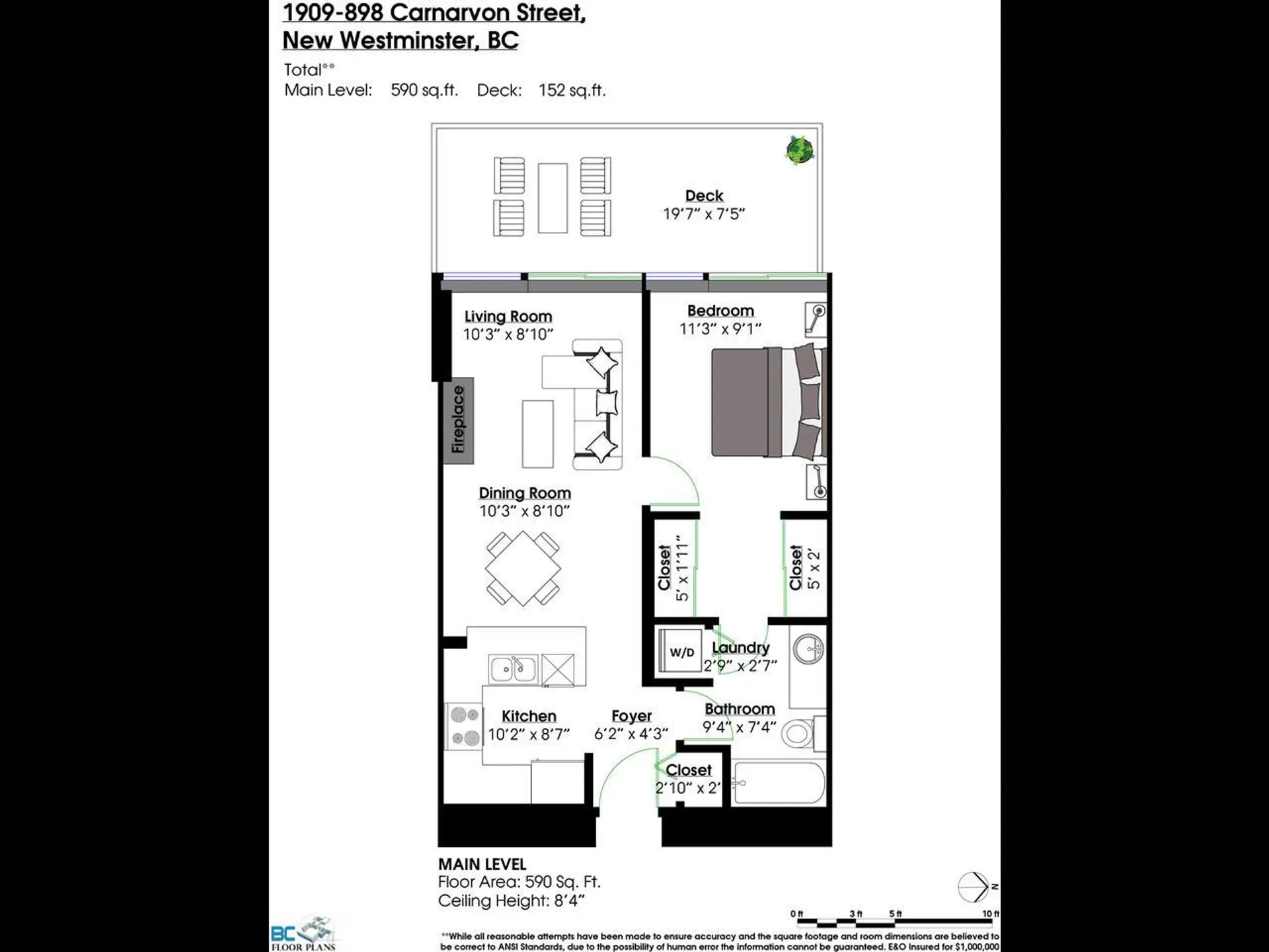 Property at #1909 898 CARNARVON STREET, New Westminster, BC