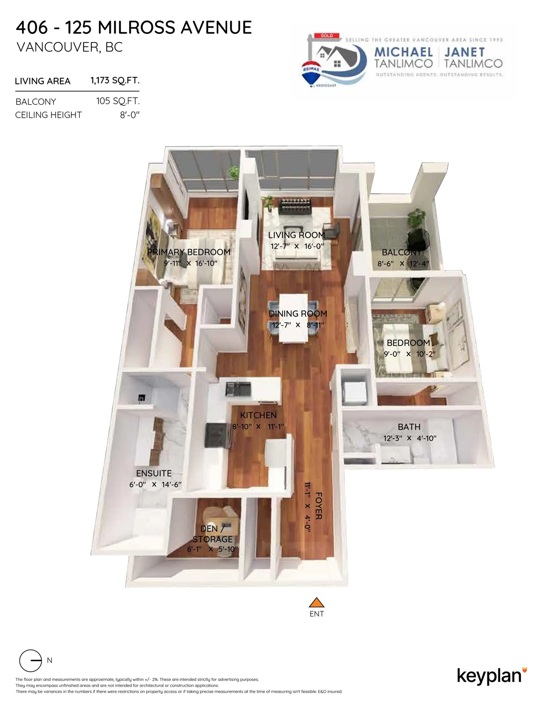 Property at #406 125 Milross Avenue, Vancouver, BC