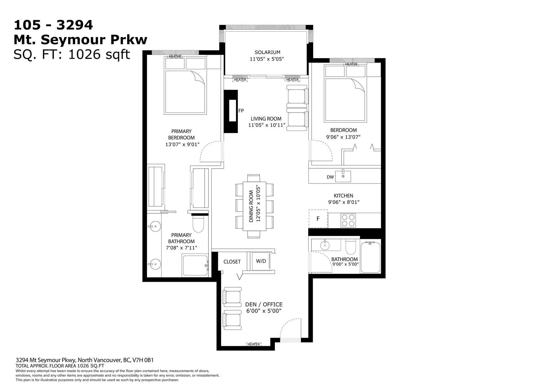 Property at #105 3294 MT SEYMOUR PARKWAY, North Vancouver, BC