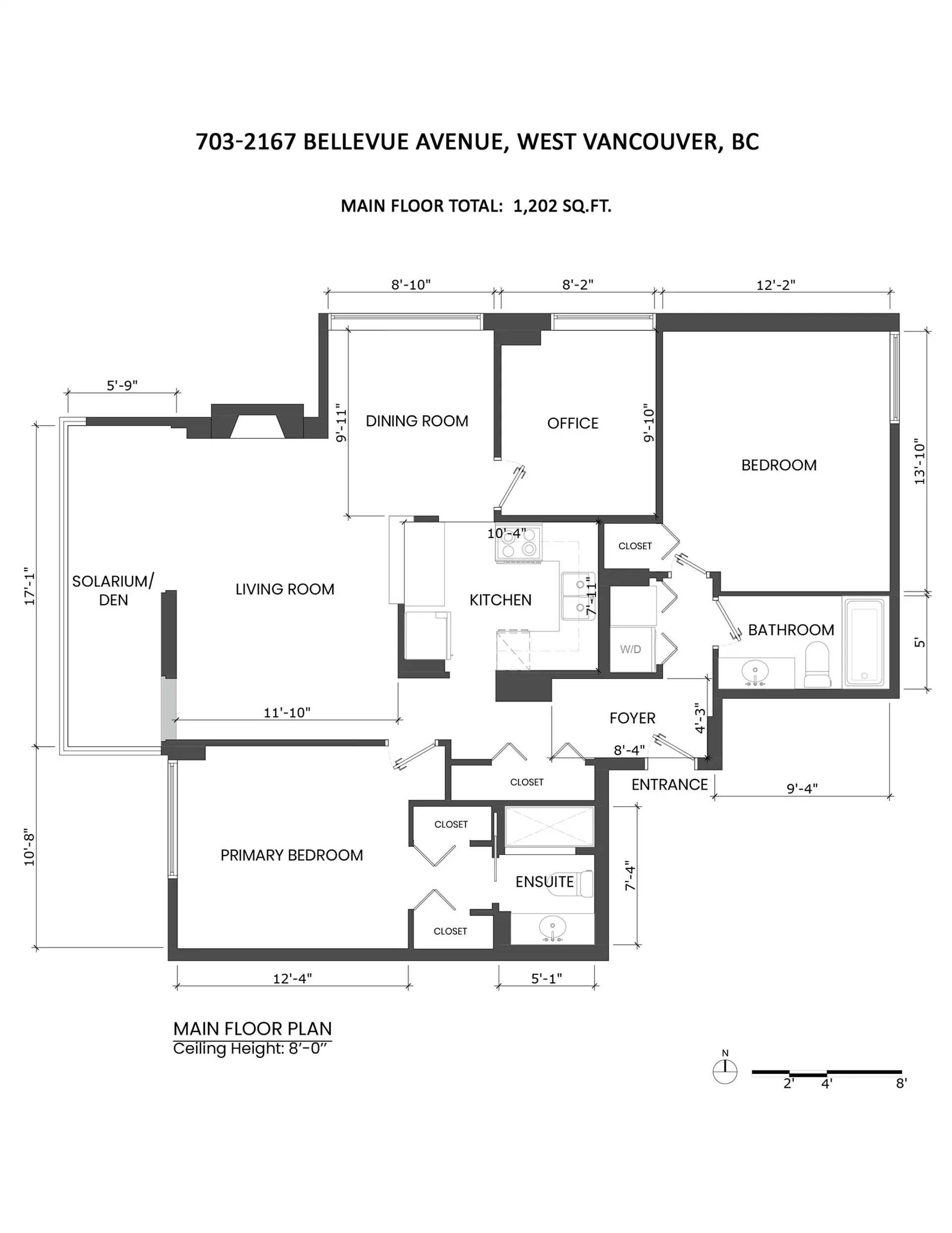 Property at #703 2167 BELLEVUE AVENUE, West Vancouver, BC