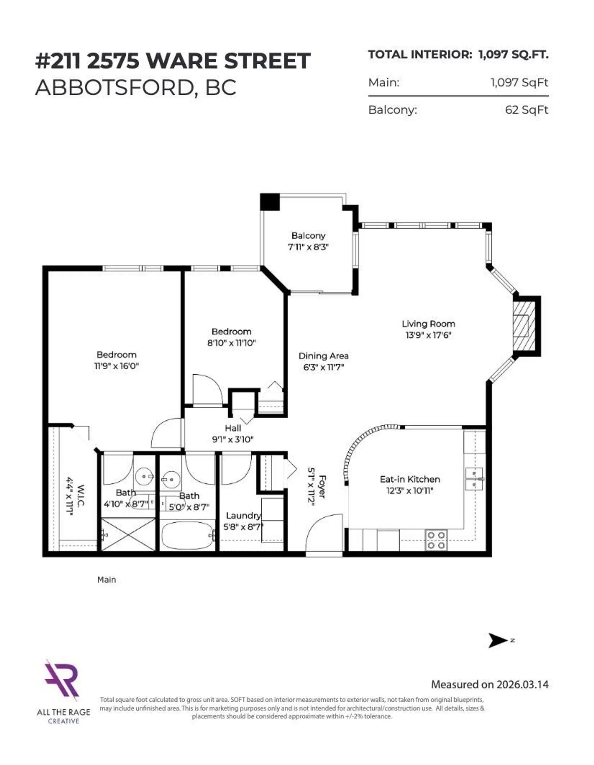 Property at #211 2575 WARE STREET, Abbotsford, BC