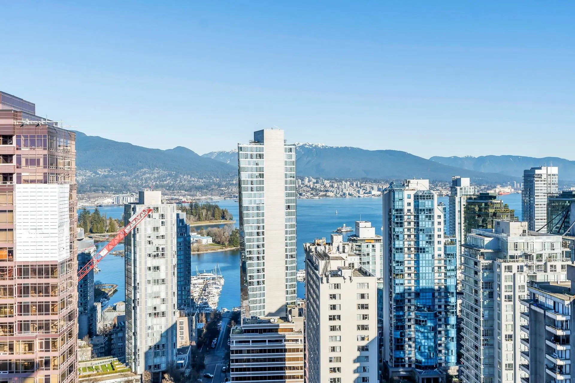 Property at #2402 1482 ROBSON STREET, Vancouver, BC