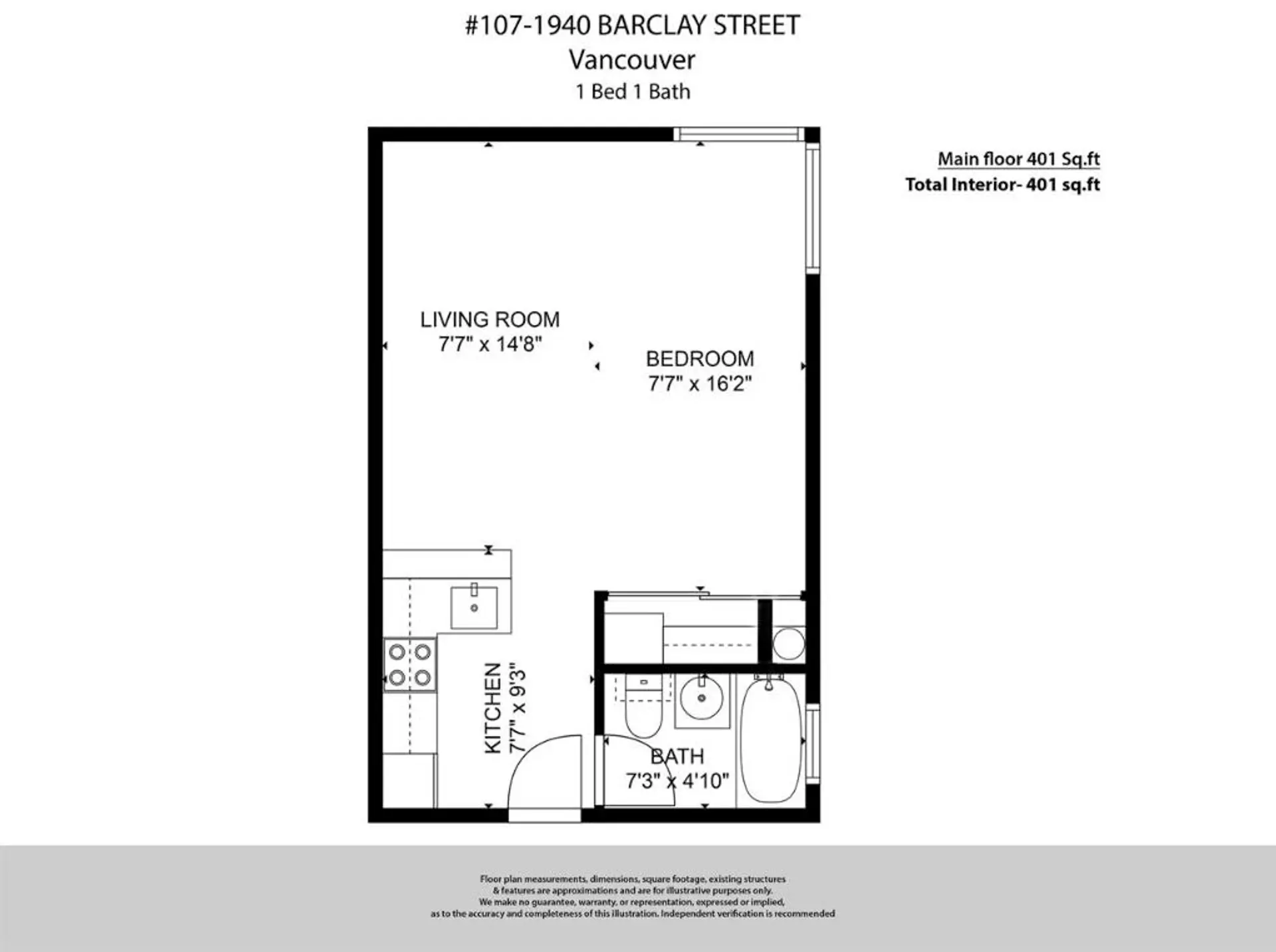 Property at #107 1940 BARCLAY STREET, Vancouver, BC