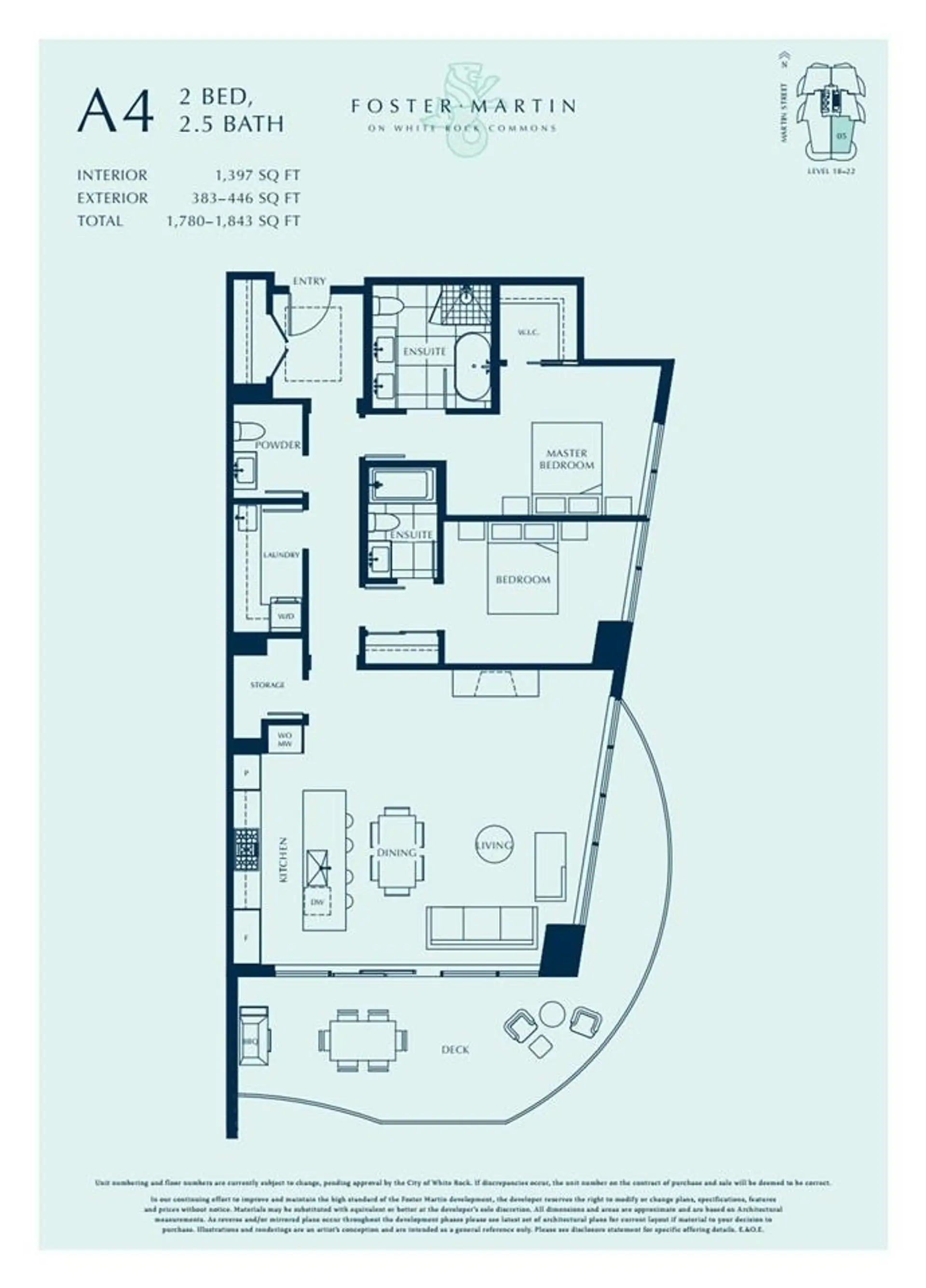Property at #1905 1500 MARTIN STREET, White Rock, BC