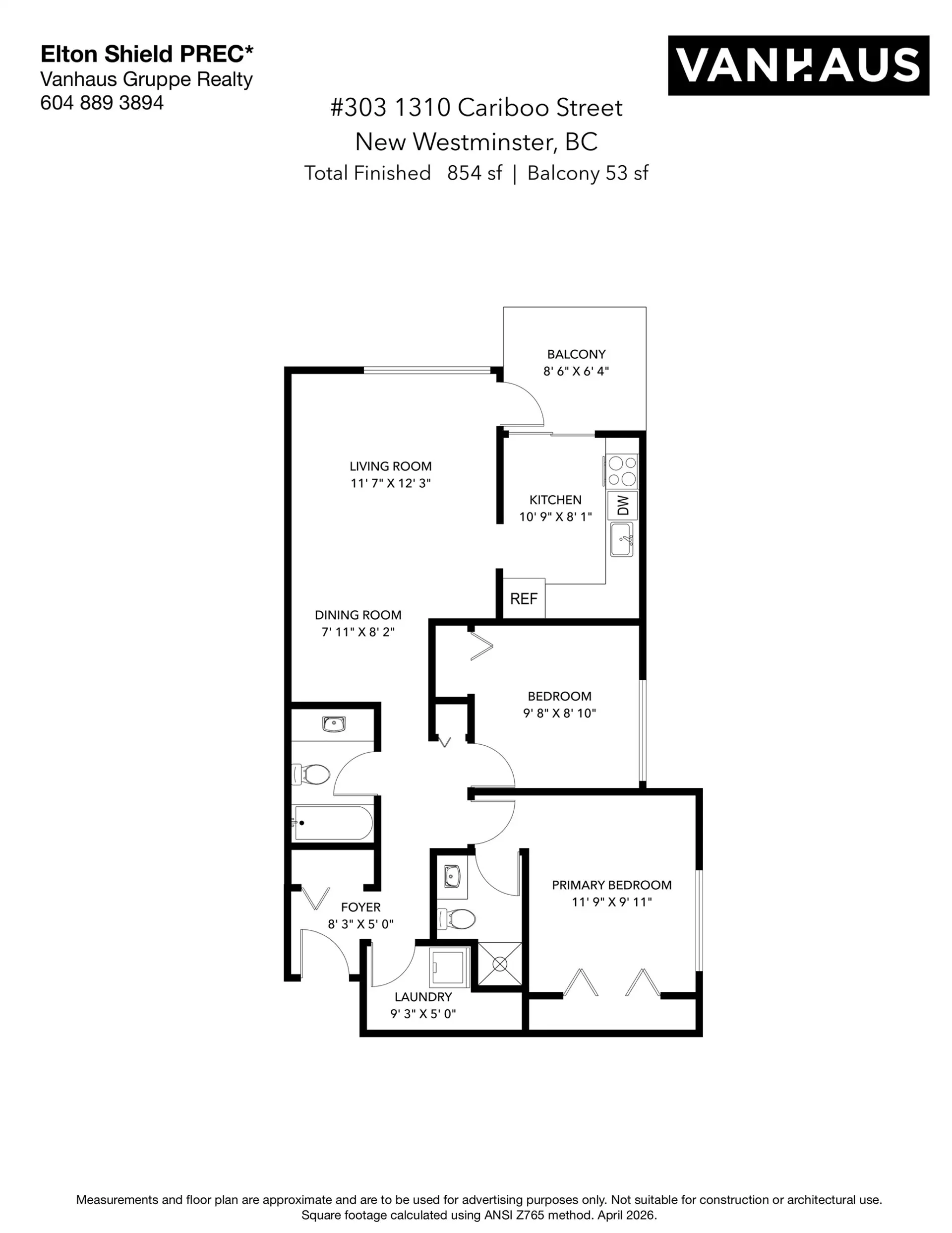 Property at #303 1310 CARIBOO STREET, New Westminster, BC