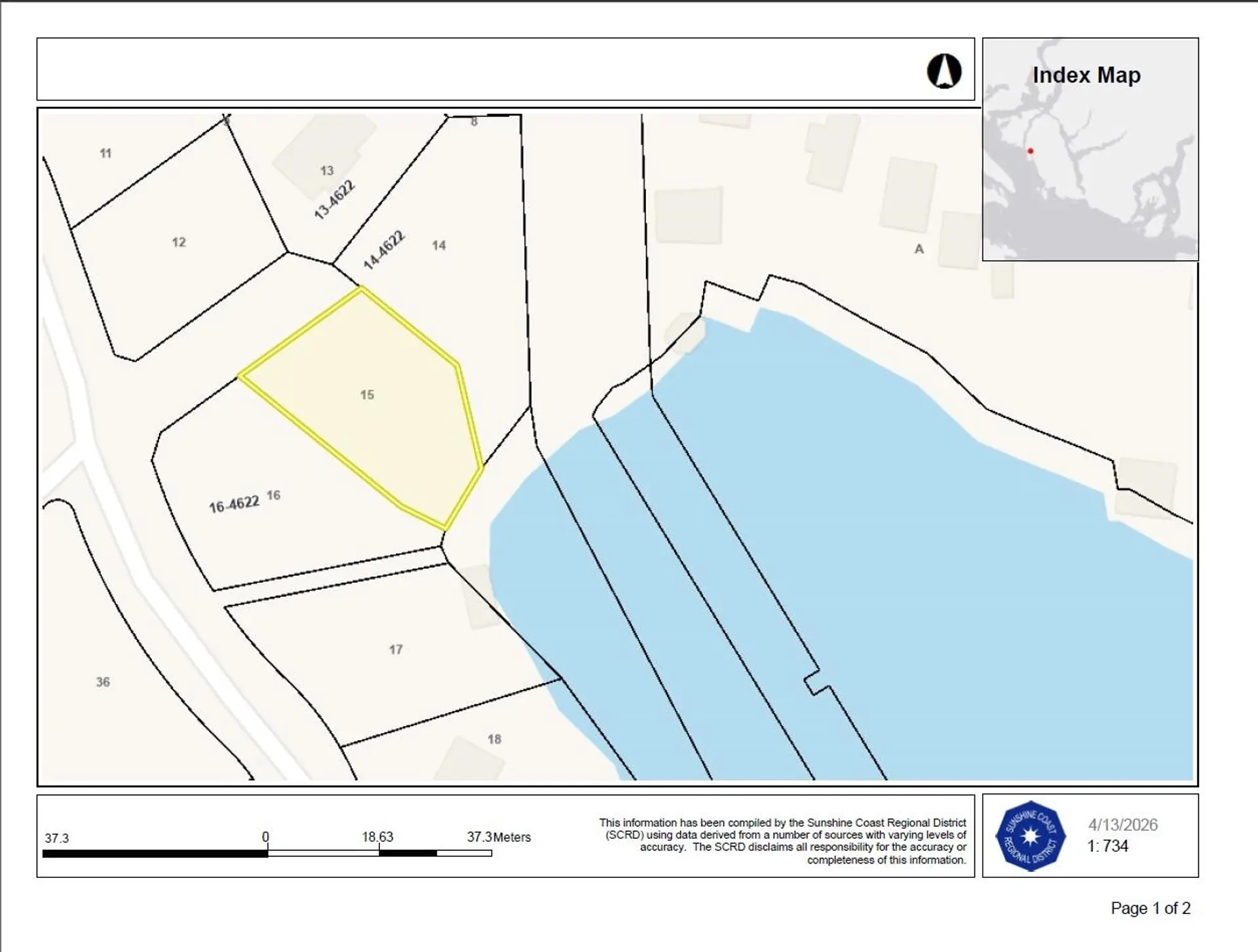 Property at #15 4622 SINCLAIR BAY ROAD, Garden Bay, BC