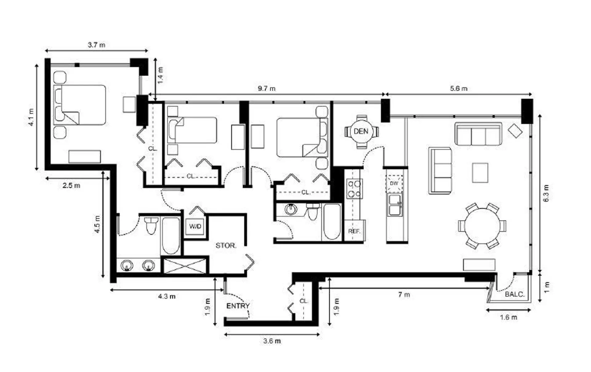 Property at #1906 1228 MARINASIDE CRESCENT, Vancouver, BC