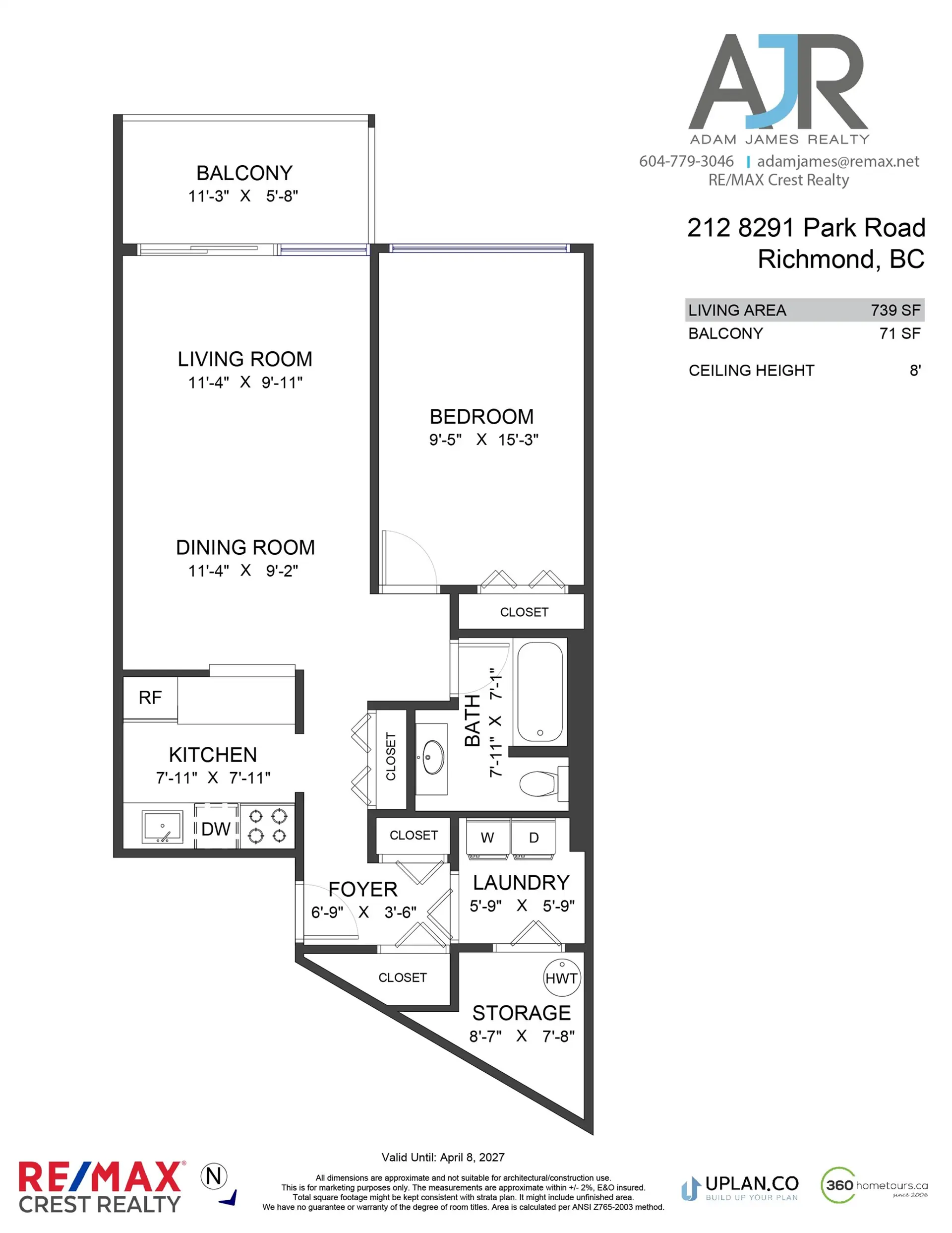 Property at #212 8291 PARK ROAD, Richmond, BC