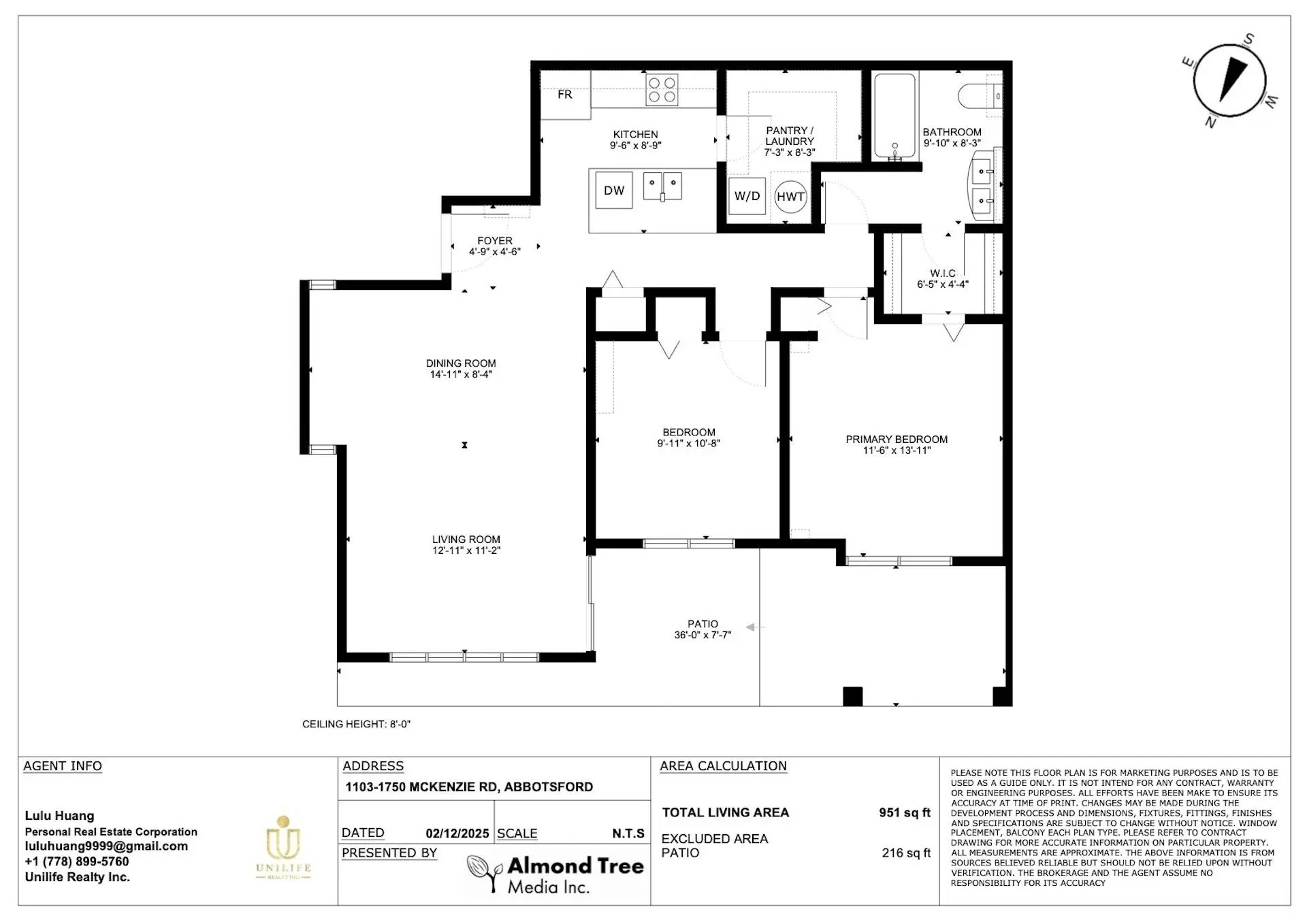 Property at #1103 1750 MCKENZIE ROAD, Abbotsford, BC