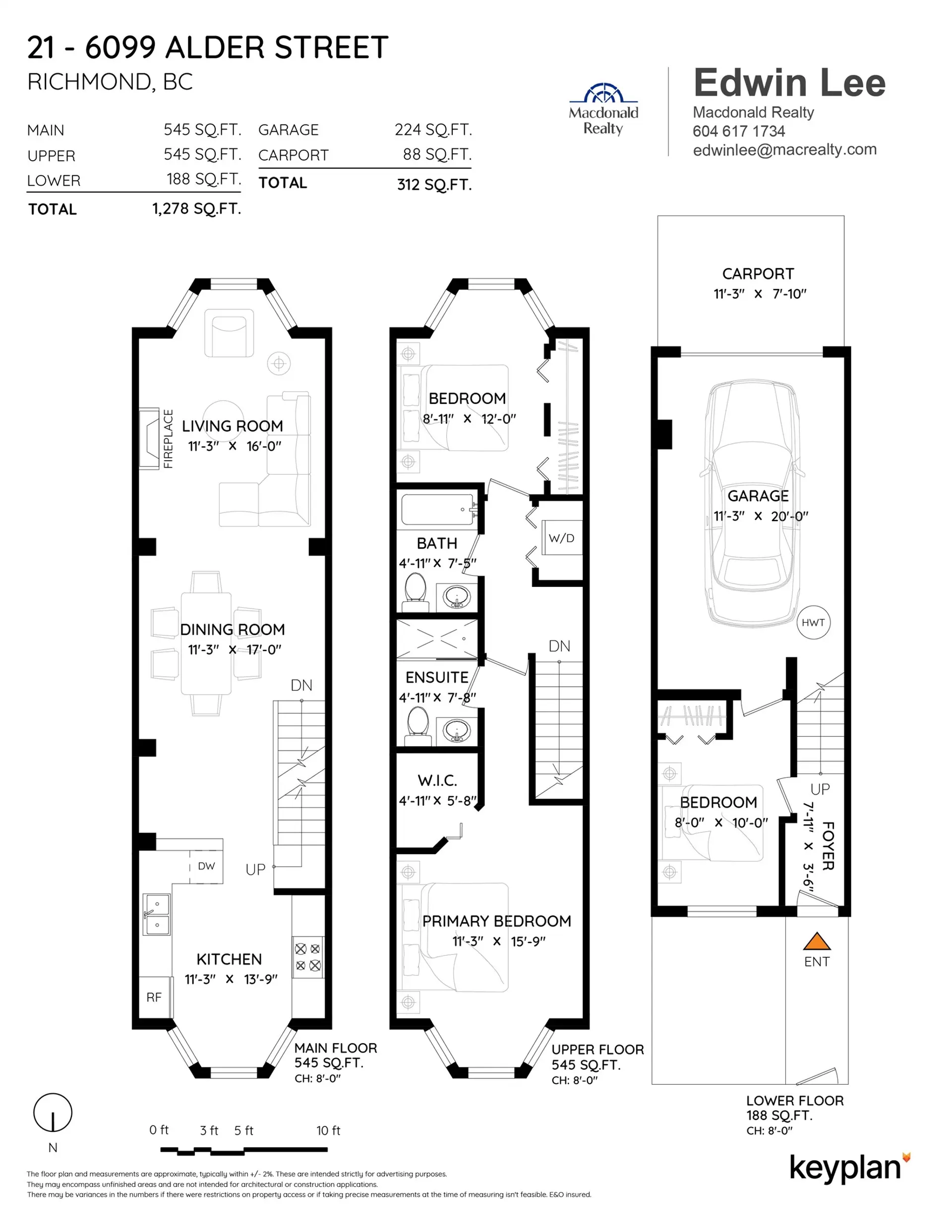 Property at #21 6099 ALDER STREET, Richmond, BC