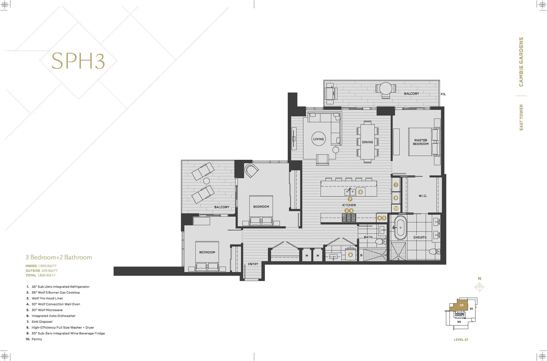 Property at #2703 7433 CAMBIE STREET, Vancouver, BC