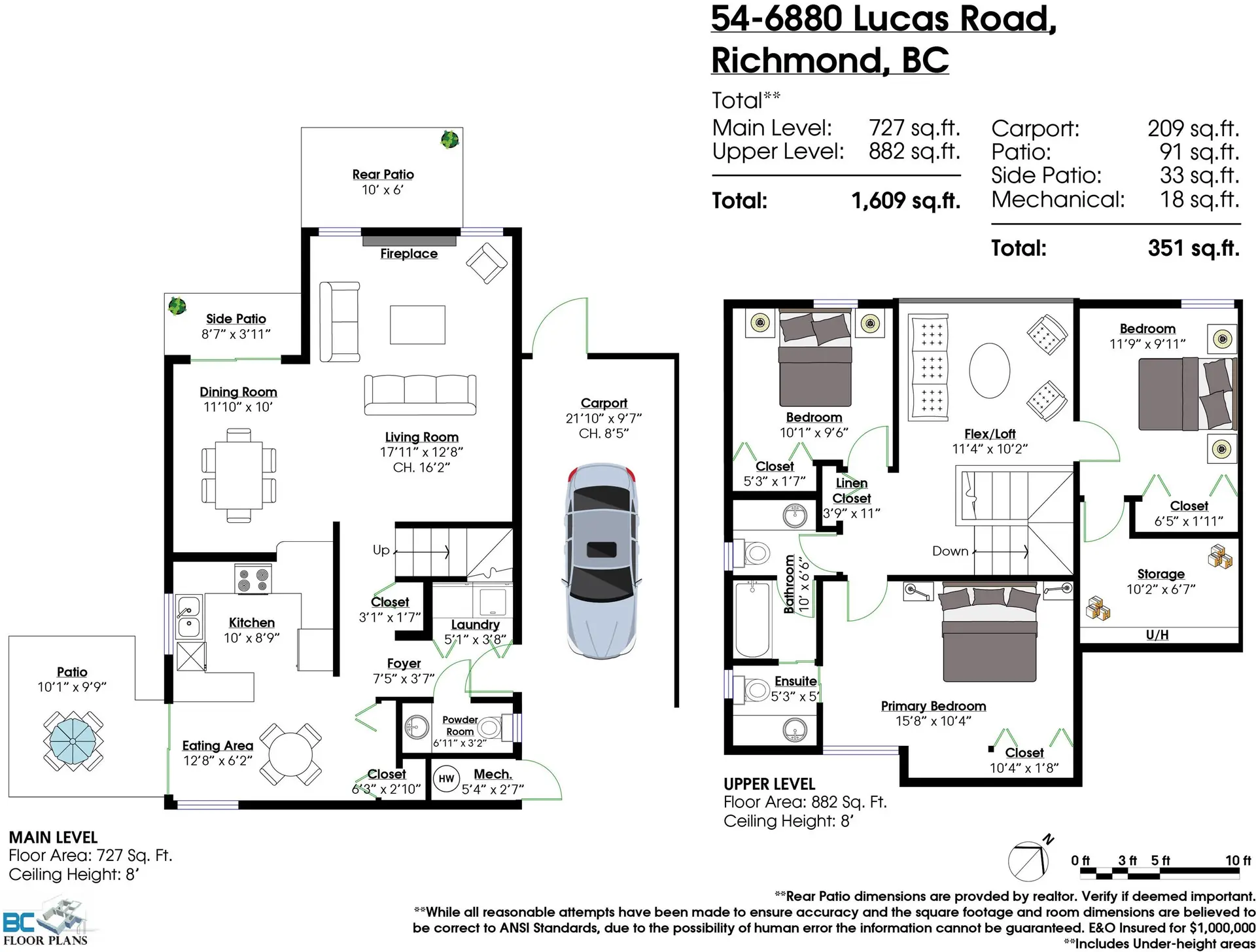 Property at #54 6880 LUCAS ROAD, Richmond, BC