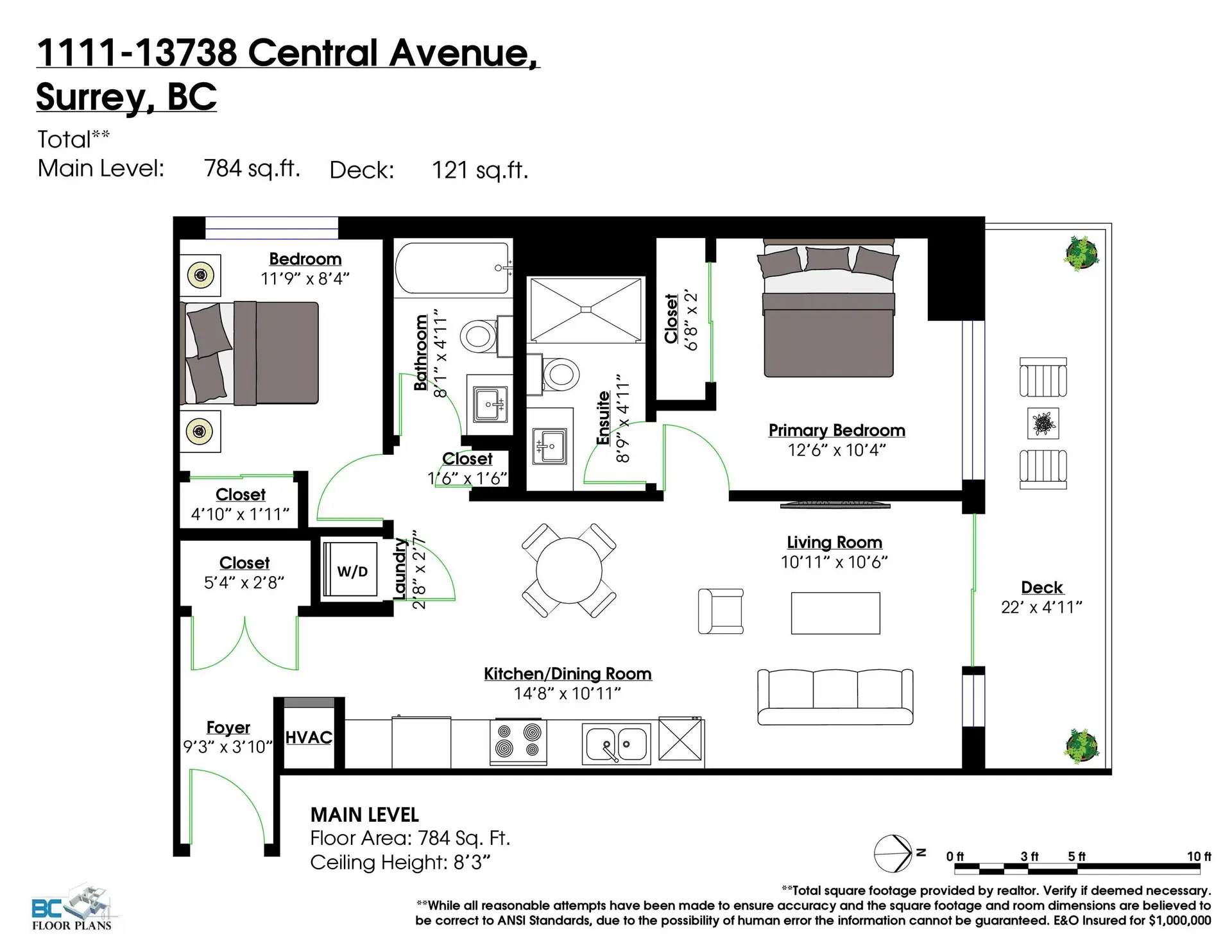 Property at #1111 13738 CENTRAL AVENUE, Surrey, BC