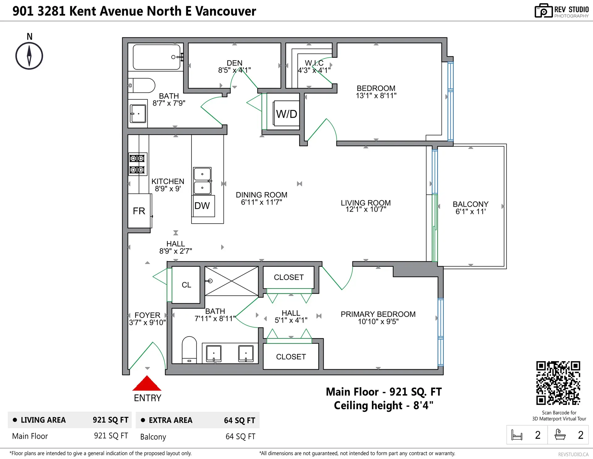 Property at #901 3281 E Kent Avenue North, Vancouver, BC
