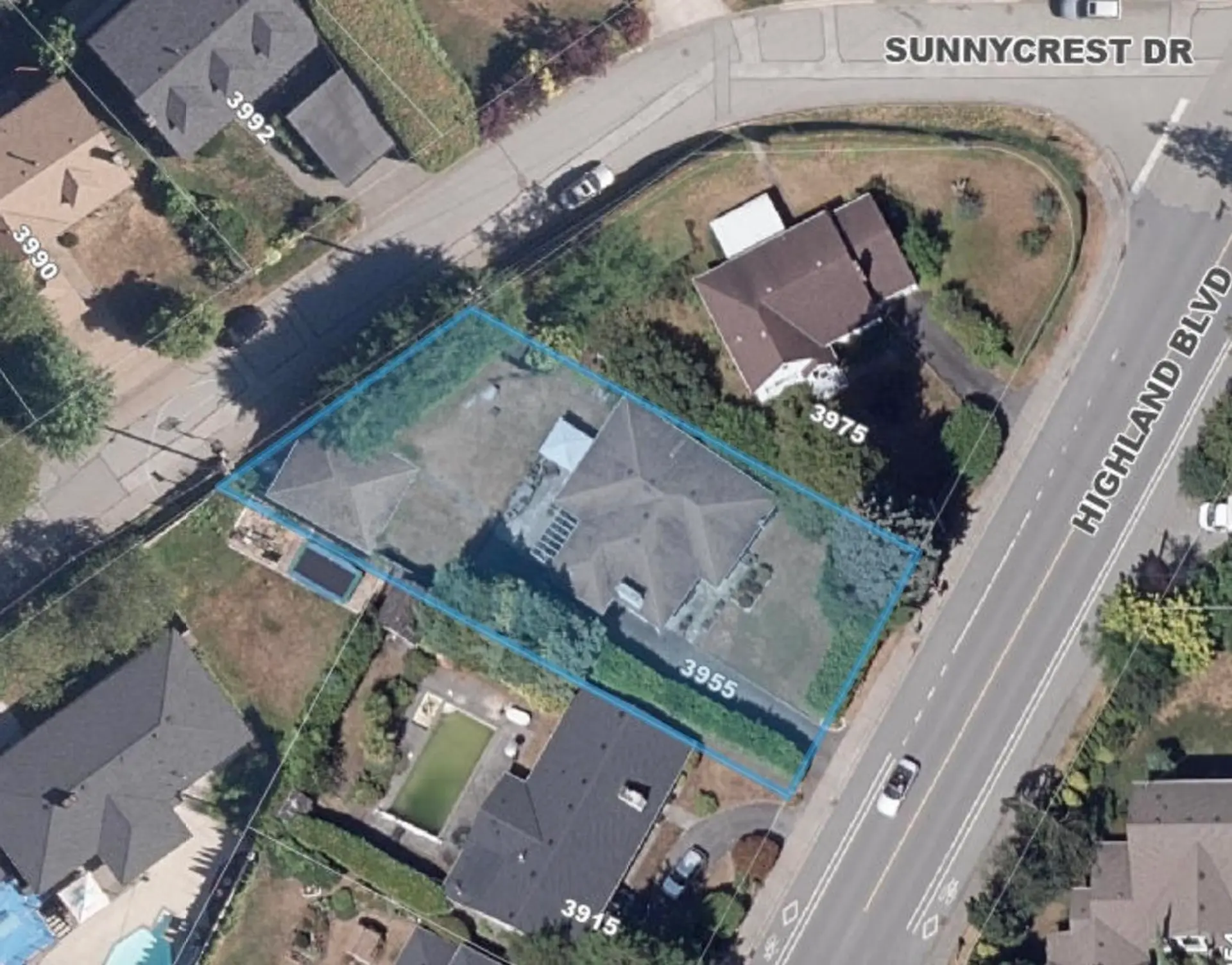 Property at 3955 Highland Boulevard, North Vancouver, BC