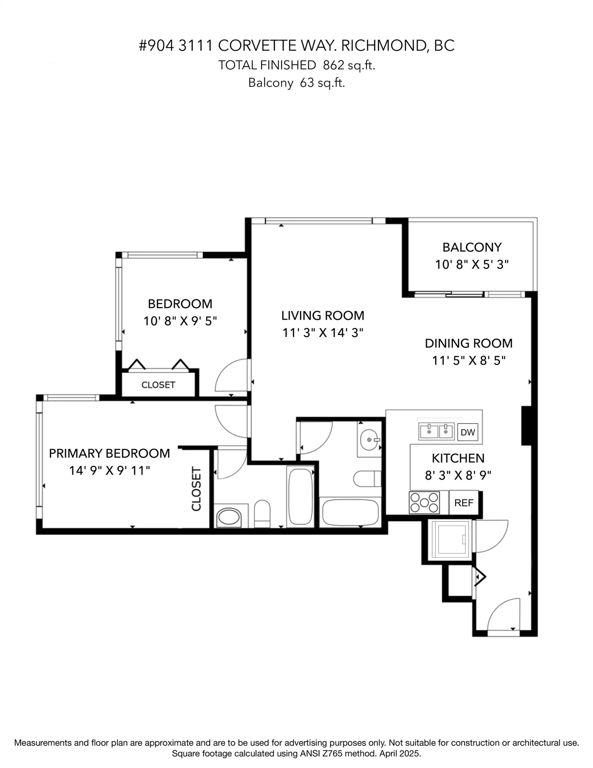 Property at #904 3111 Corvette Way, Richmond, BC