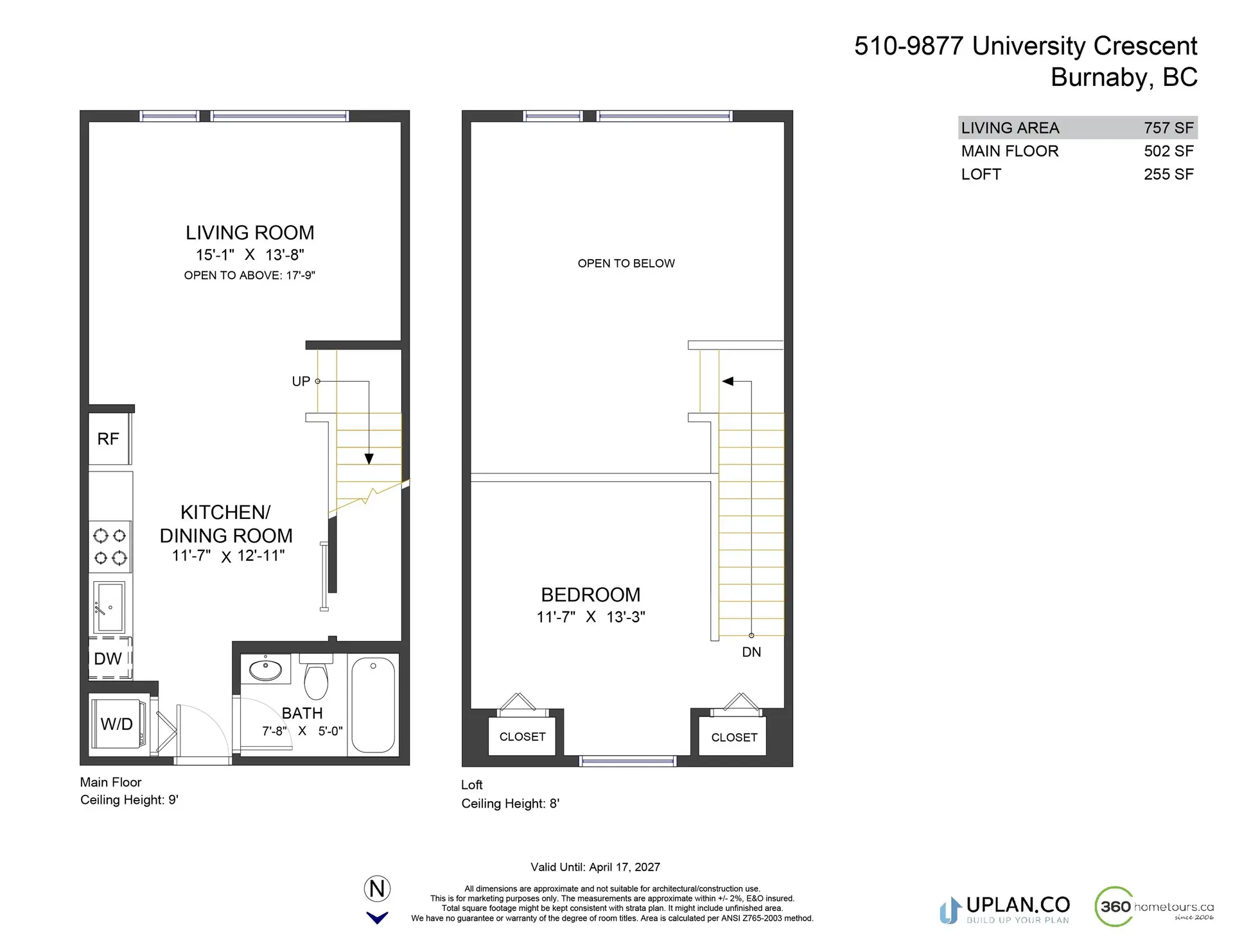 Property at #510 9877 University Crescent, Burnaby, BC