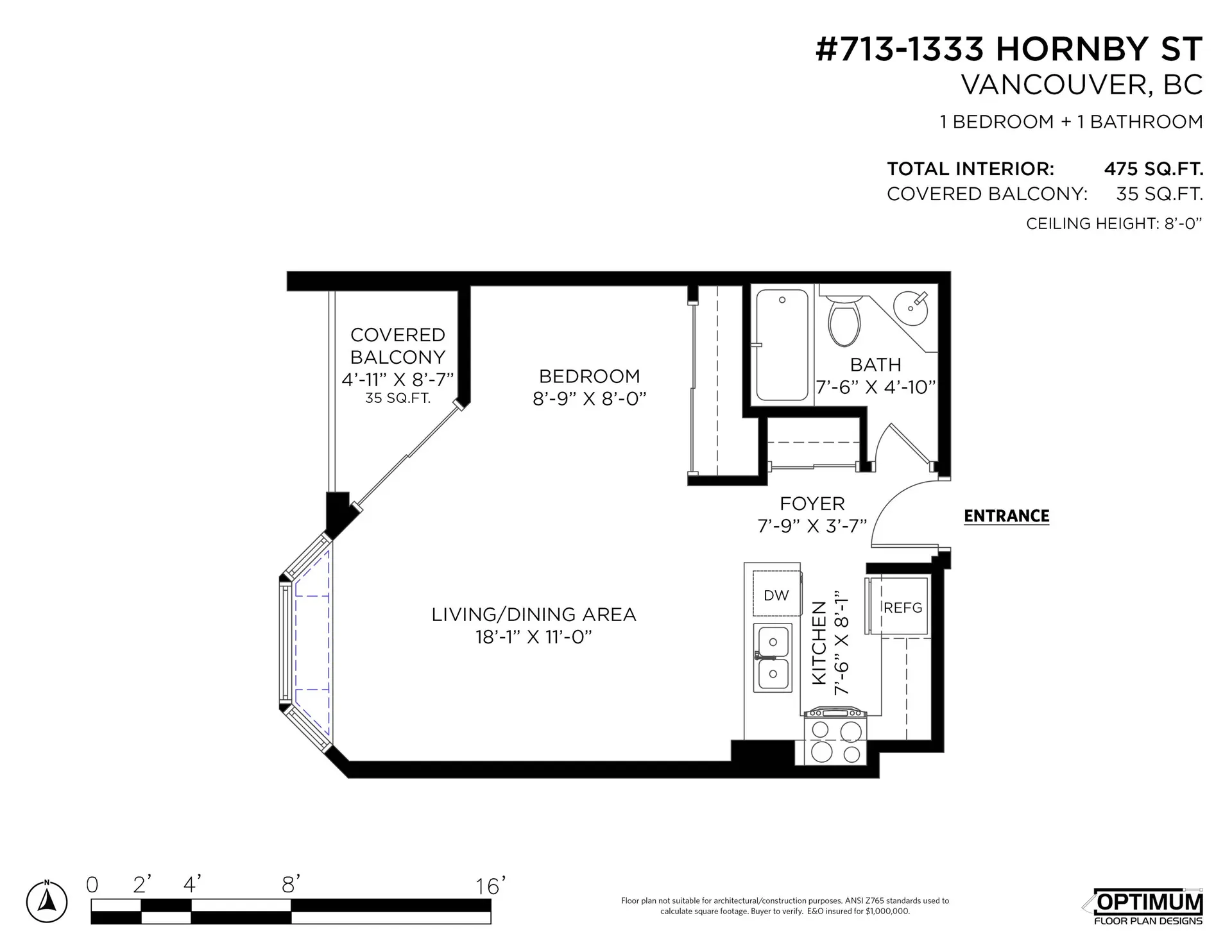 Property at #713 1333 Hornby Street, Vancouver, BC